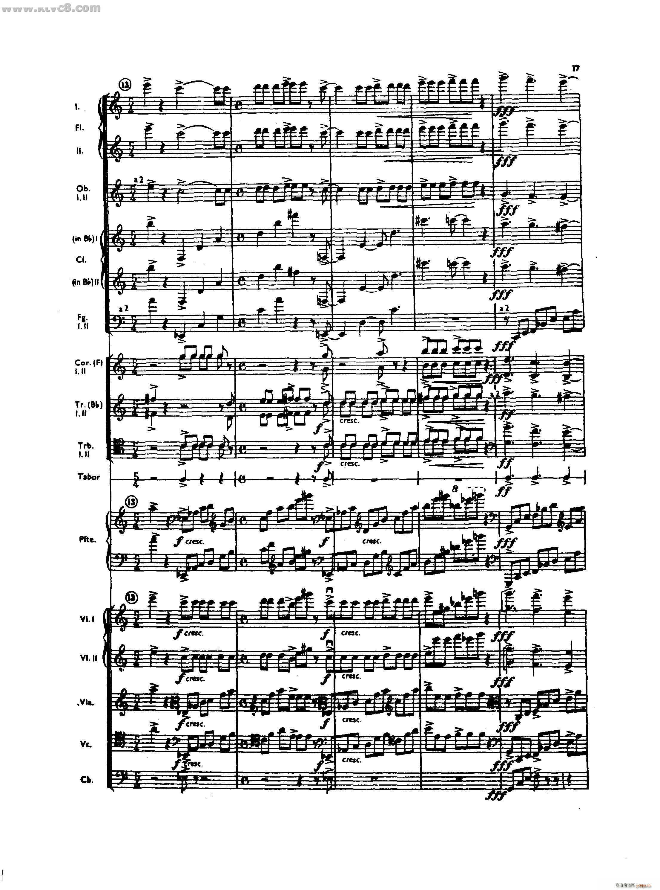 阿巴拉契亚山区的春天 第一部分(总谱)17