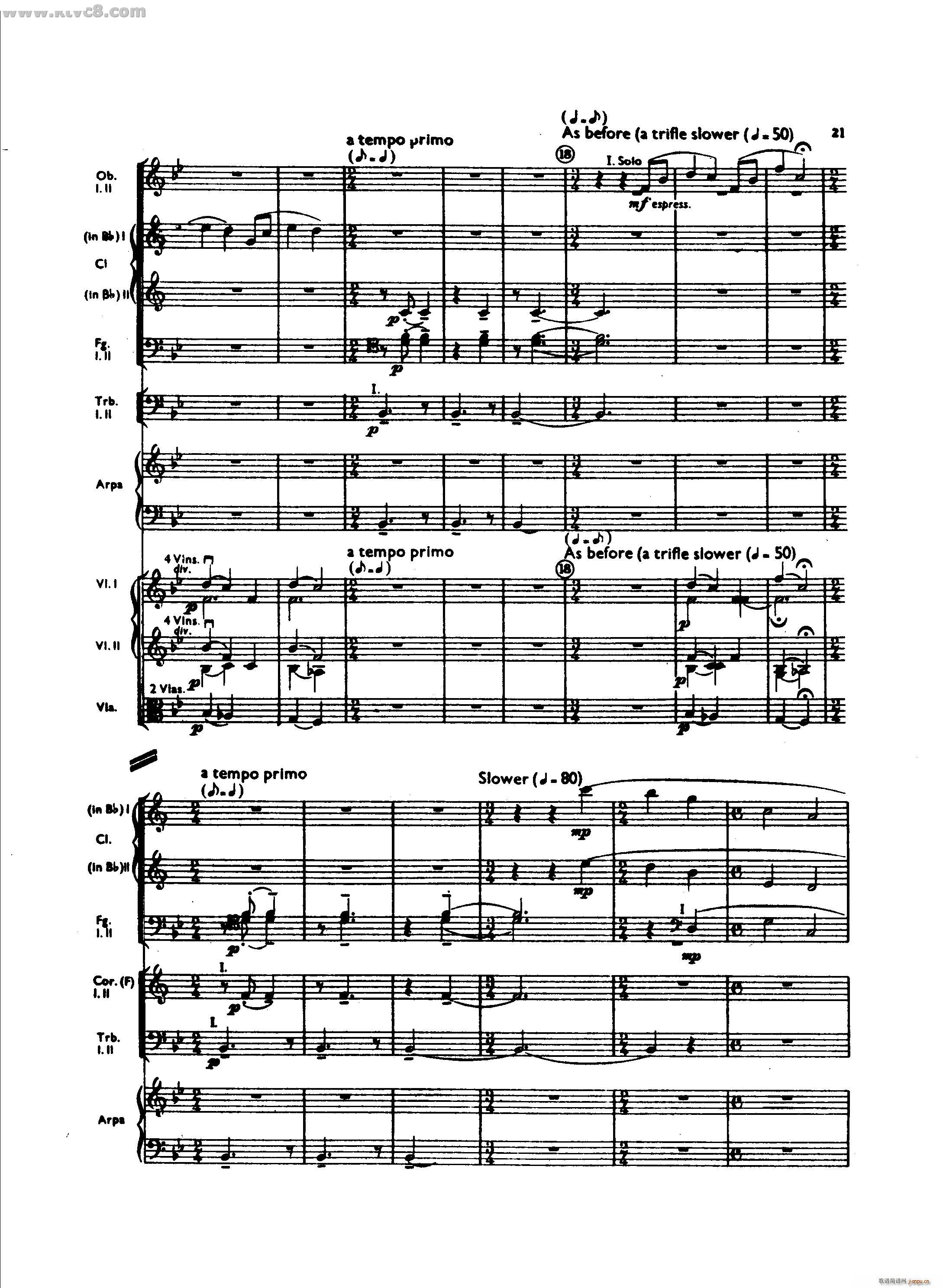 阿巴拉契亚山区的春天 第一部分(总谱)21