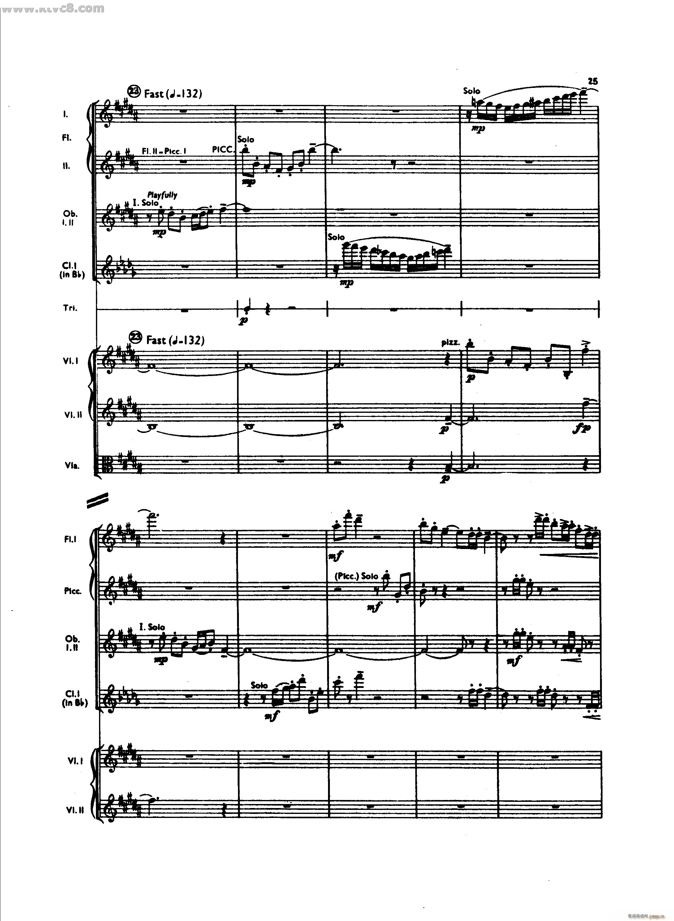 阿巴拉契亚山区的春天 第一部分(总谱)25