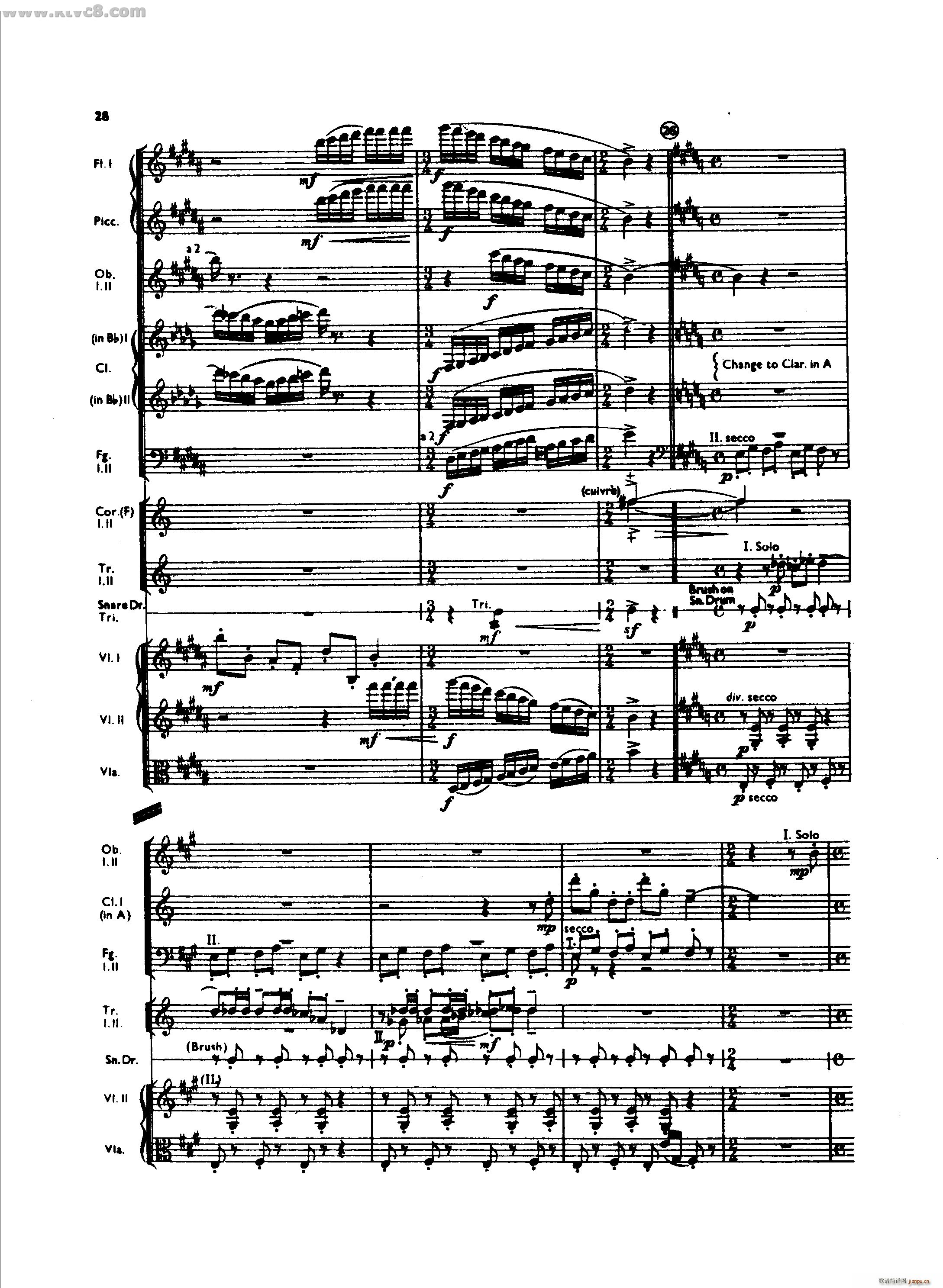 阿巴拉契亚山区的春天 第一部分(总谱)28