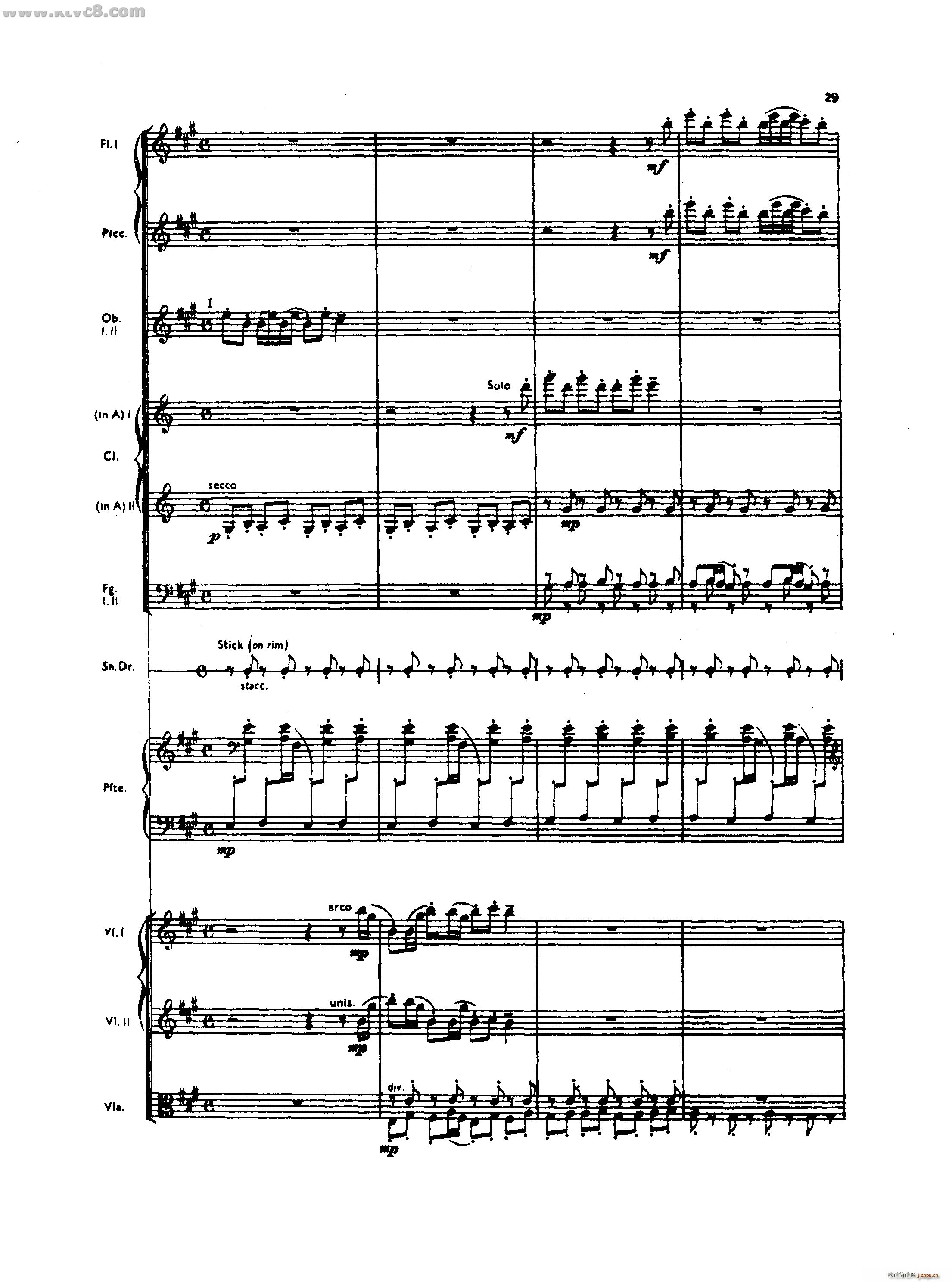 阿巴拉契亚山区的春天 第一部分(总谱)29