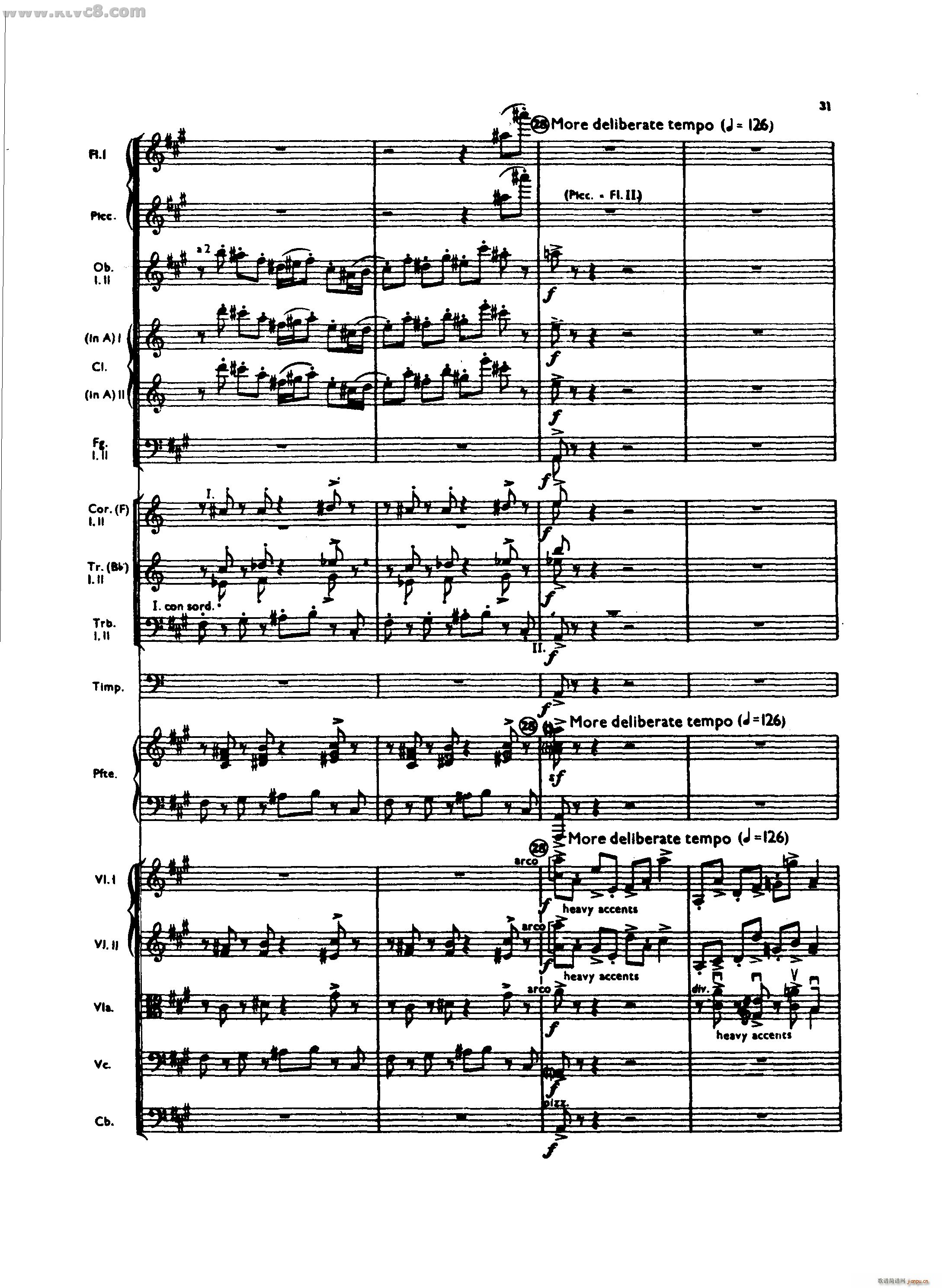 阿巴拉契亚山区的春天 第一部分(总谱)31