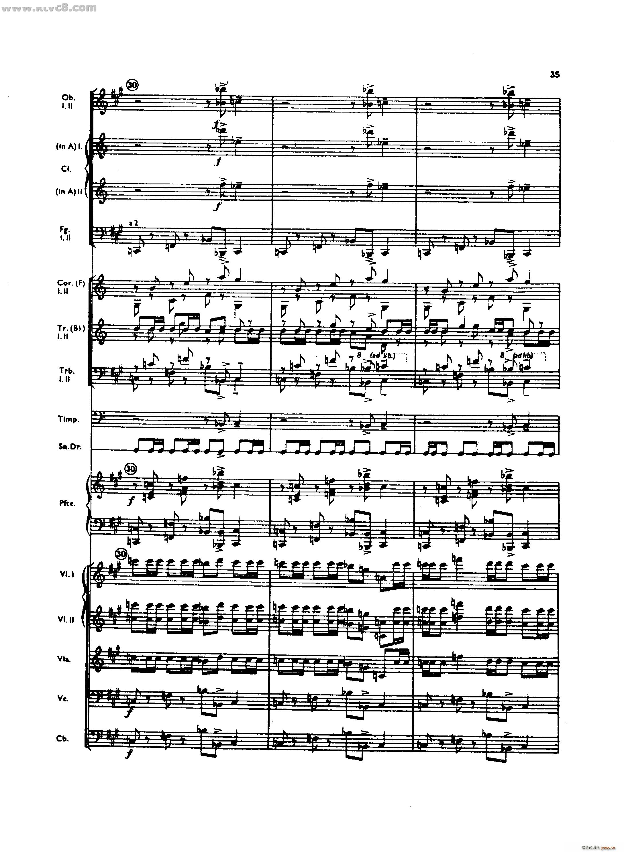 阿巴拉契亚山区的春天 第一部分(总谱)35