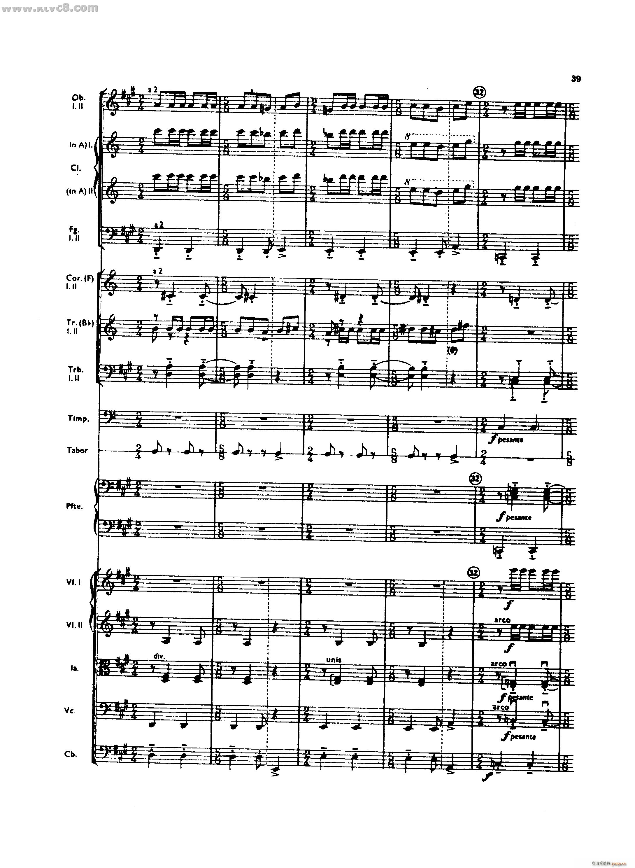 阿巴拉契亚山区的春天 第一部分(总谱)39