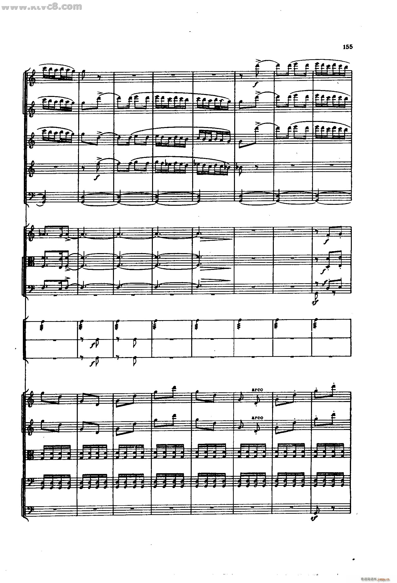 舍赫拉查达交响组曲 作品35 第四部分(总谱)9