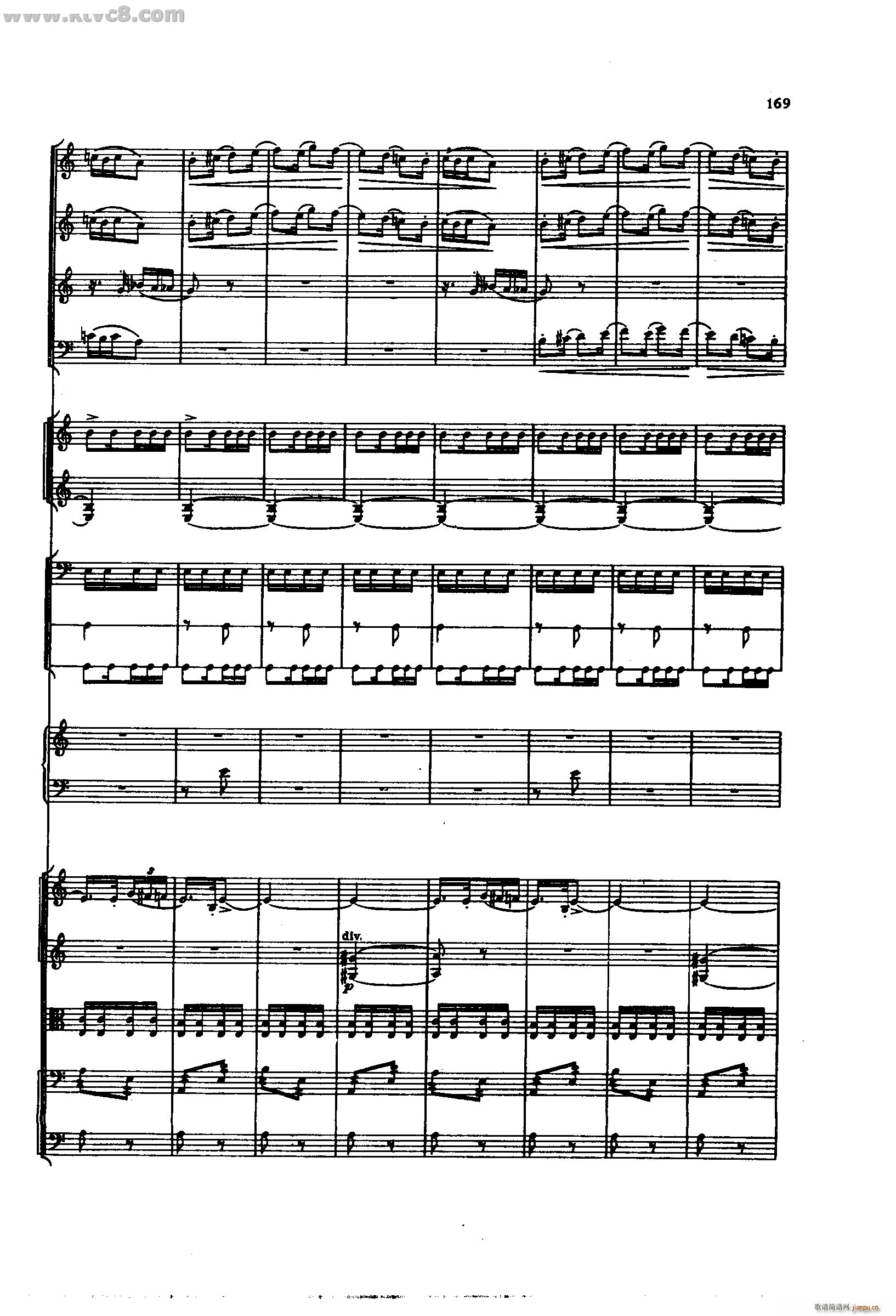 舍赫拉查达交响组曲 作品35 第四部分(总谱)23