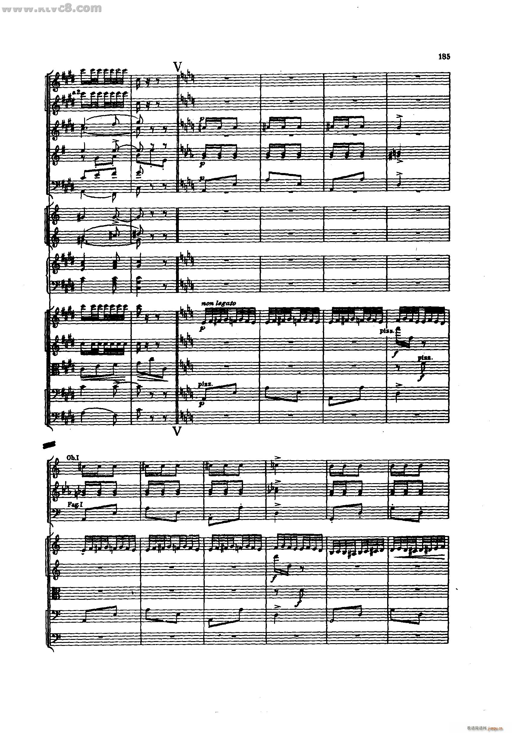 舍赫拉查达交响组曲 作品35 第四部分(总谱)39