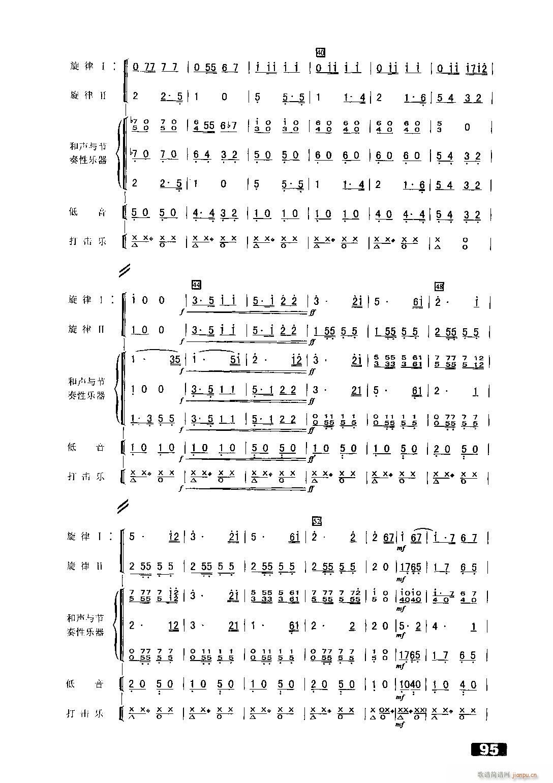 分列式进行曲 管乐合奏缩编(总谱)3