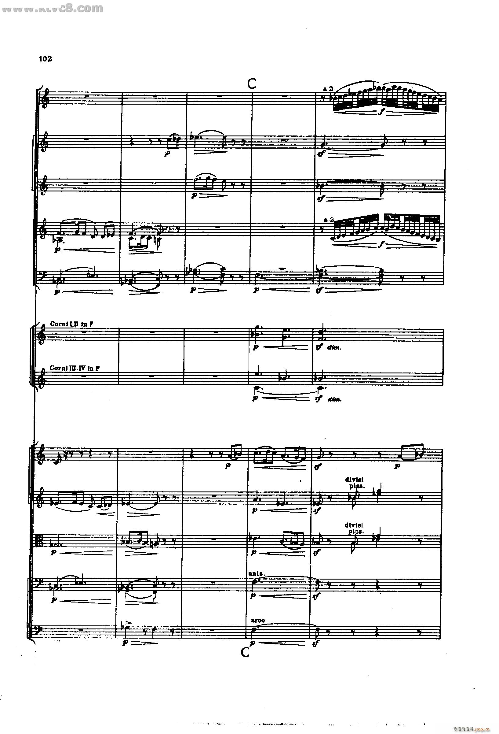 舍赫拉查达交响组曲 作品35 第三部分(总谱)8