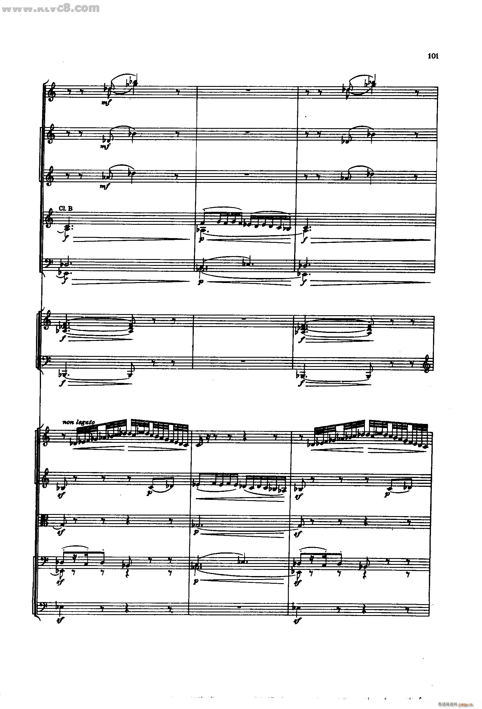 舍赫拉查达交响组曲 作品35 第三部分(总谱)7