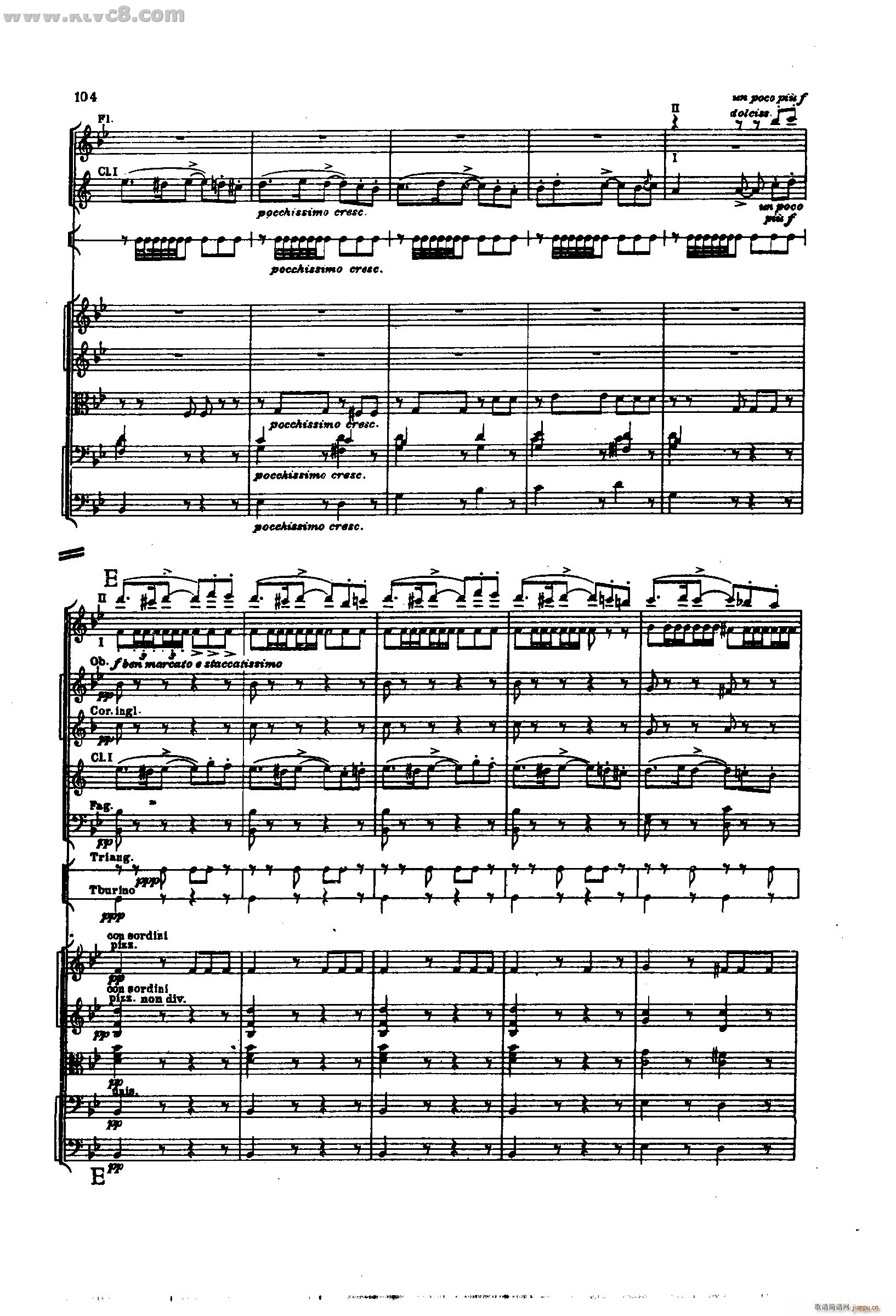 舍赫拉查达交响组曲 作品35 第三部分(总谱)10