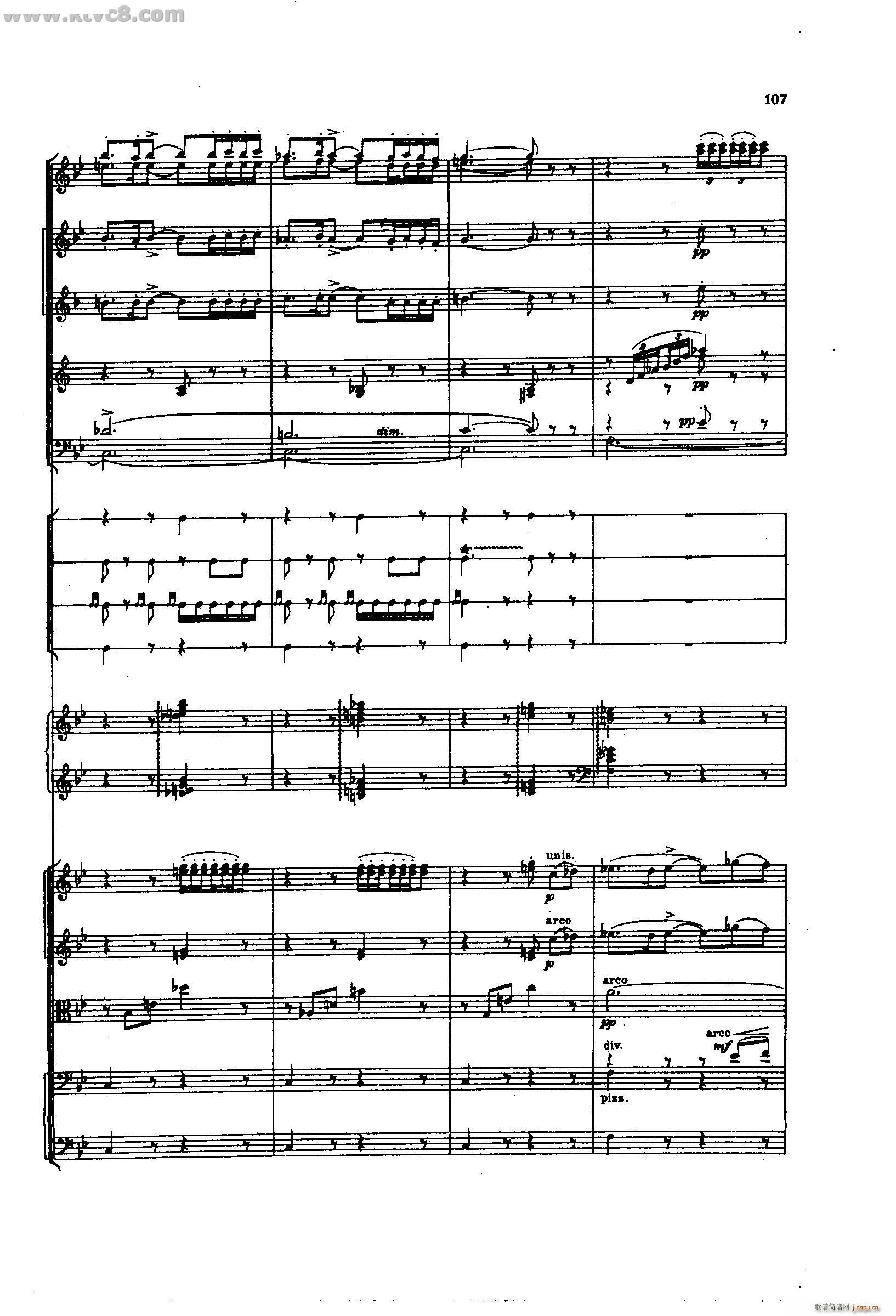 舍赫拉查达交响组曲 作品35 第三部分(总谱)13