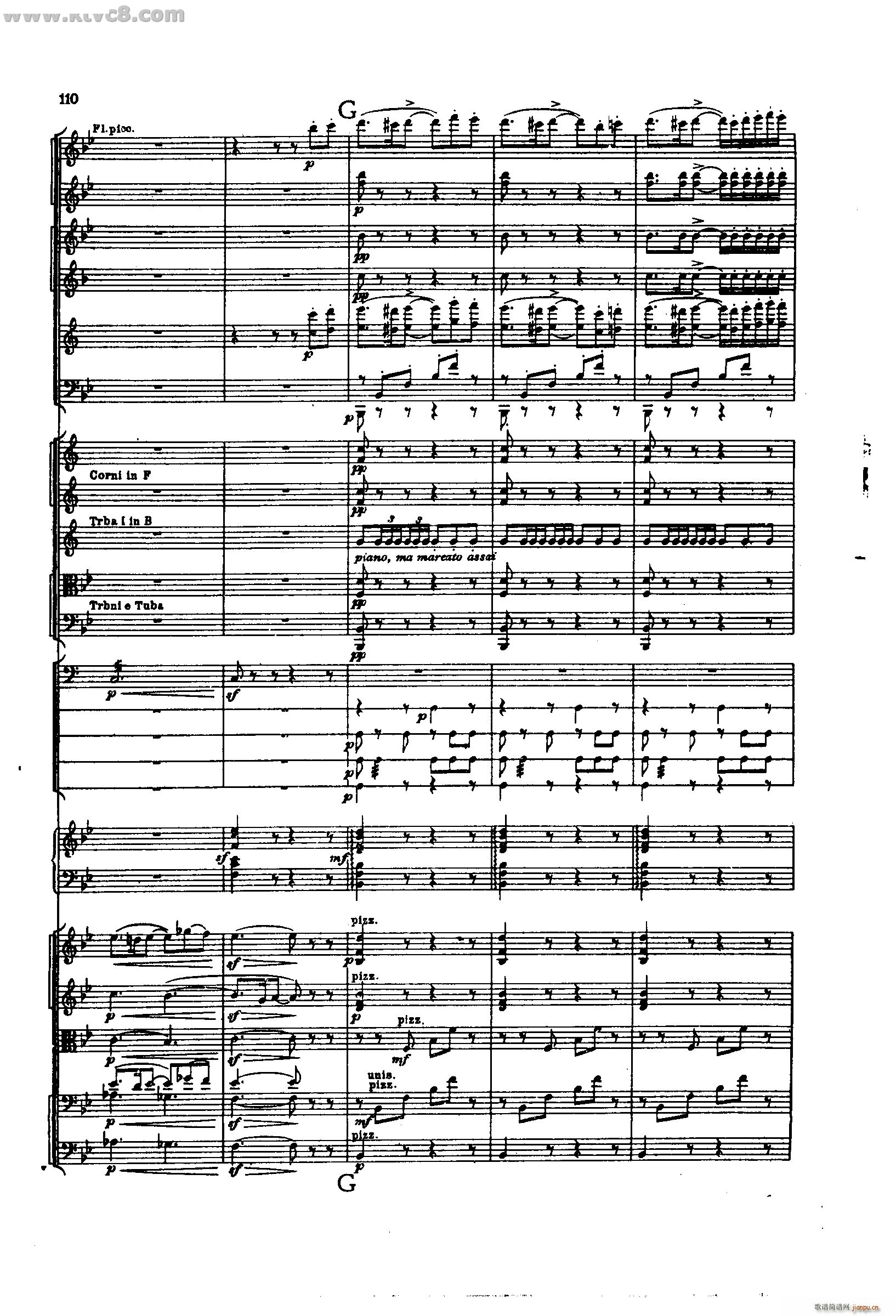 舍赫拉查达交响组曲 作品35 第三部分(总谱)16