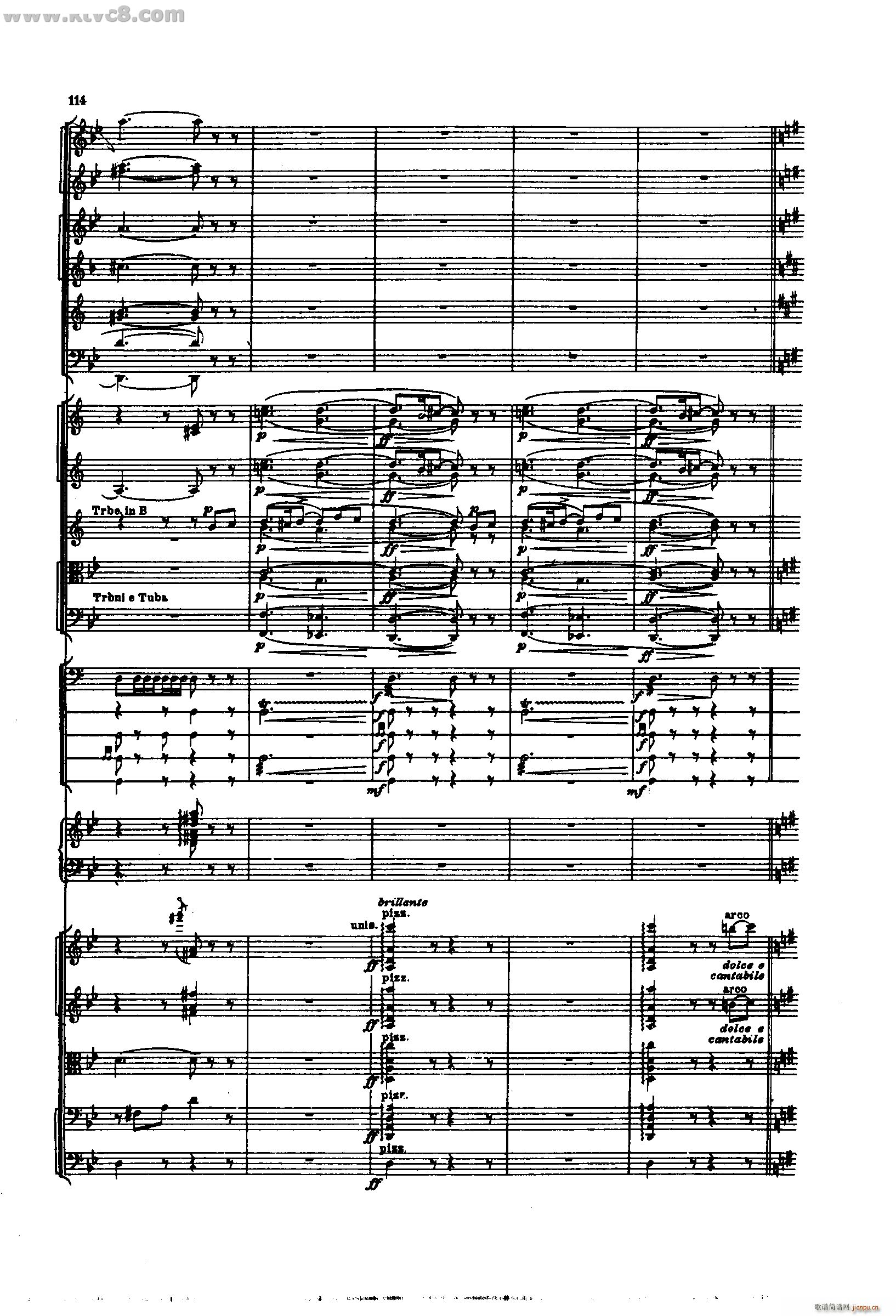 舍赫拉查达交响组曲 作品35 第三部分(总谱)20