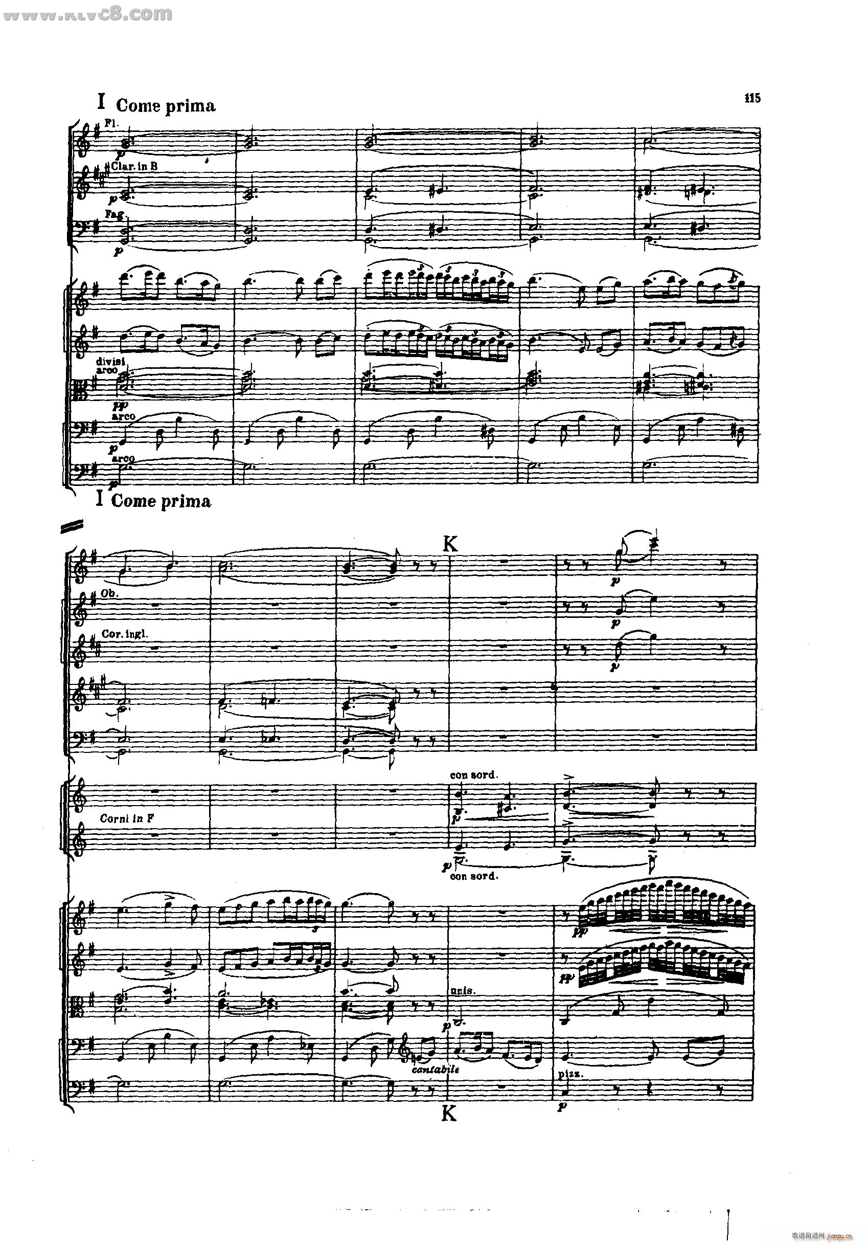 舍赫拉查达交响组曲 作品35 第三部分(总谱)21