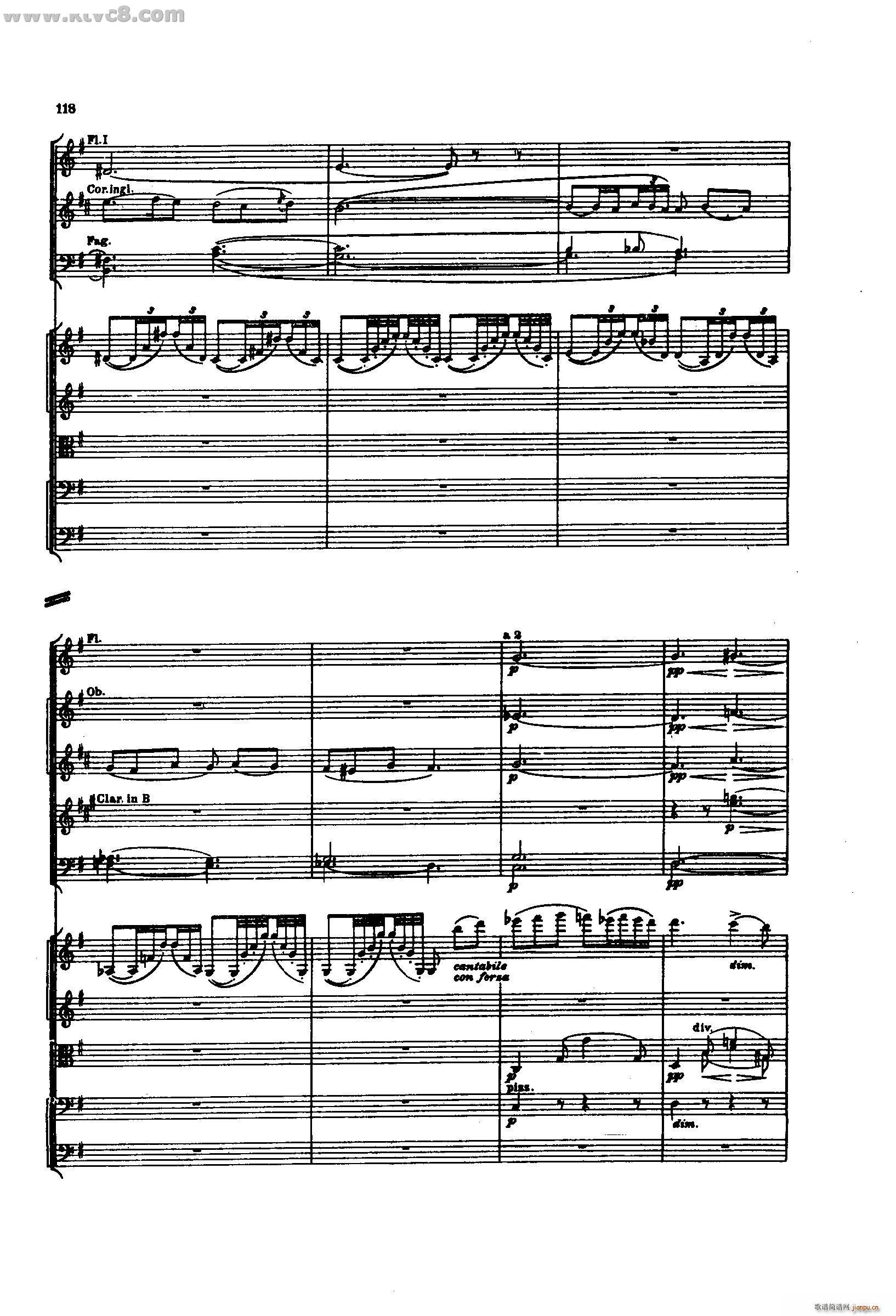 舍赫拉查达交响组曲 作品35 第三部分(总谱)24