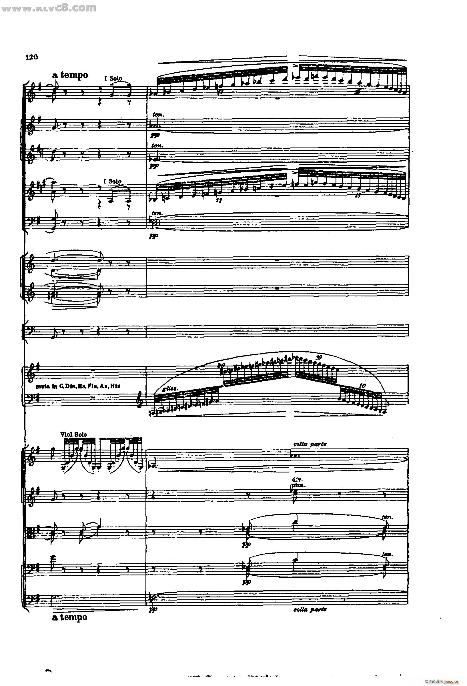 舍赫拉查达交响组曲 作品35 第三部分(总谱)26