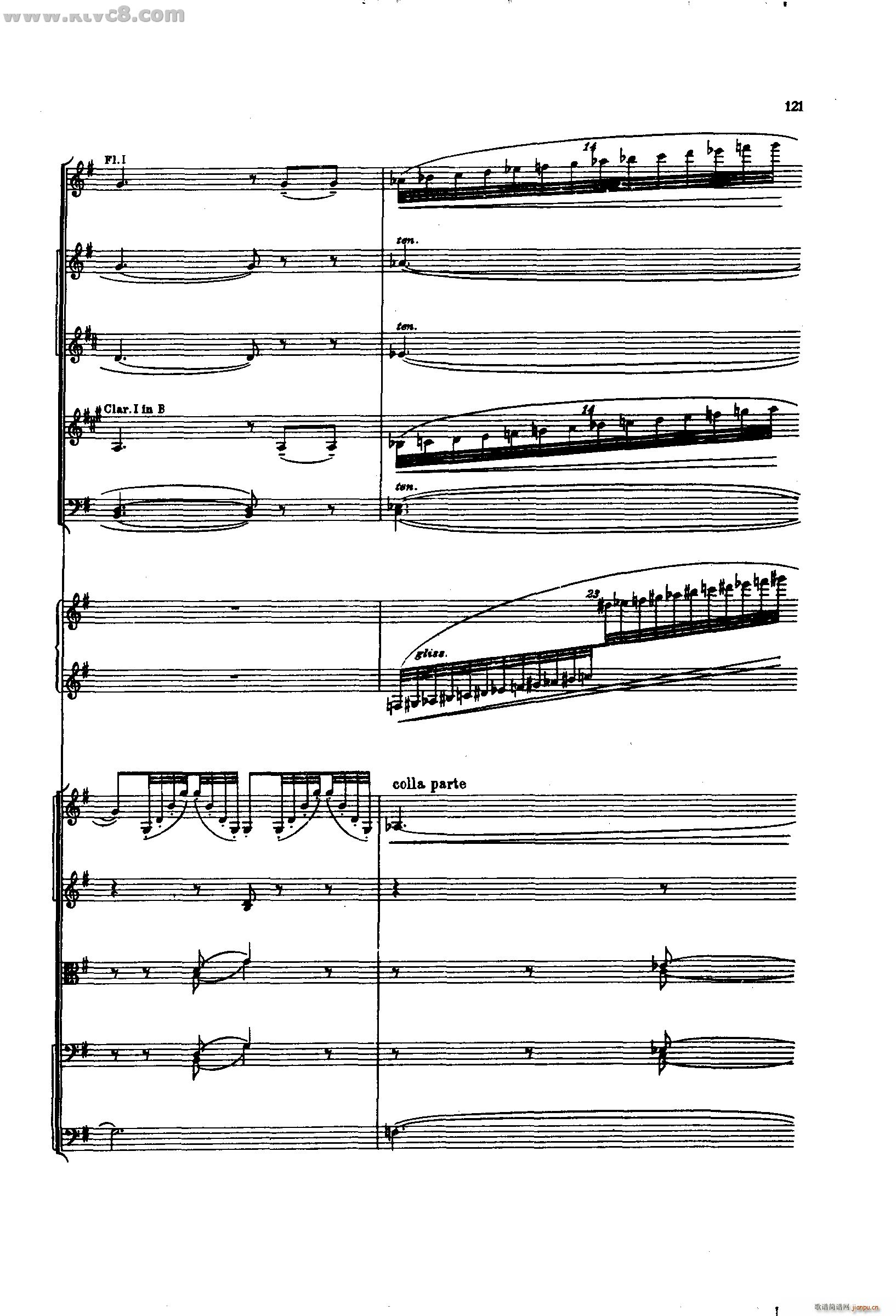 舍赫拉查达交响组曲 作品35 第三部分(总谱)27