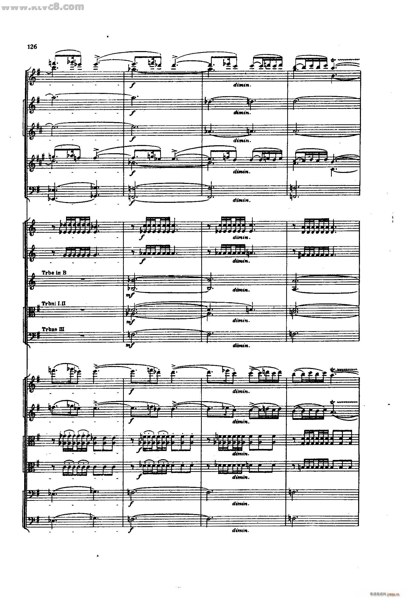 舍赫拉查达交响组曲 作品35 第三部分(总谱)32