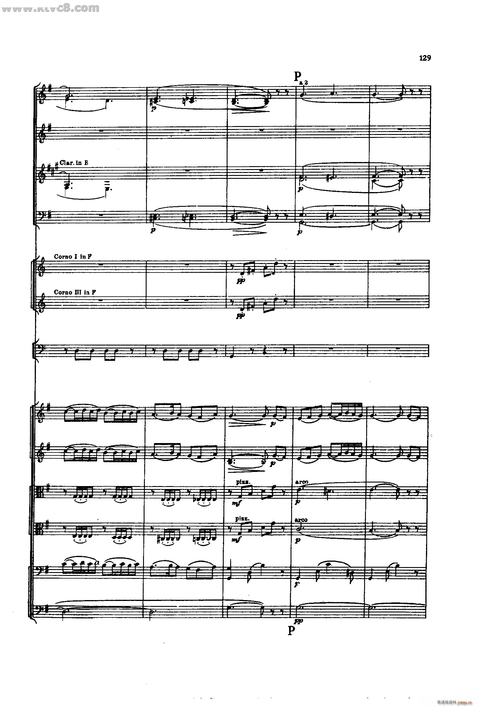 舍赫拉查达交响组曲 作品35 第三部分(总谱)35