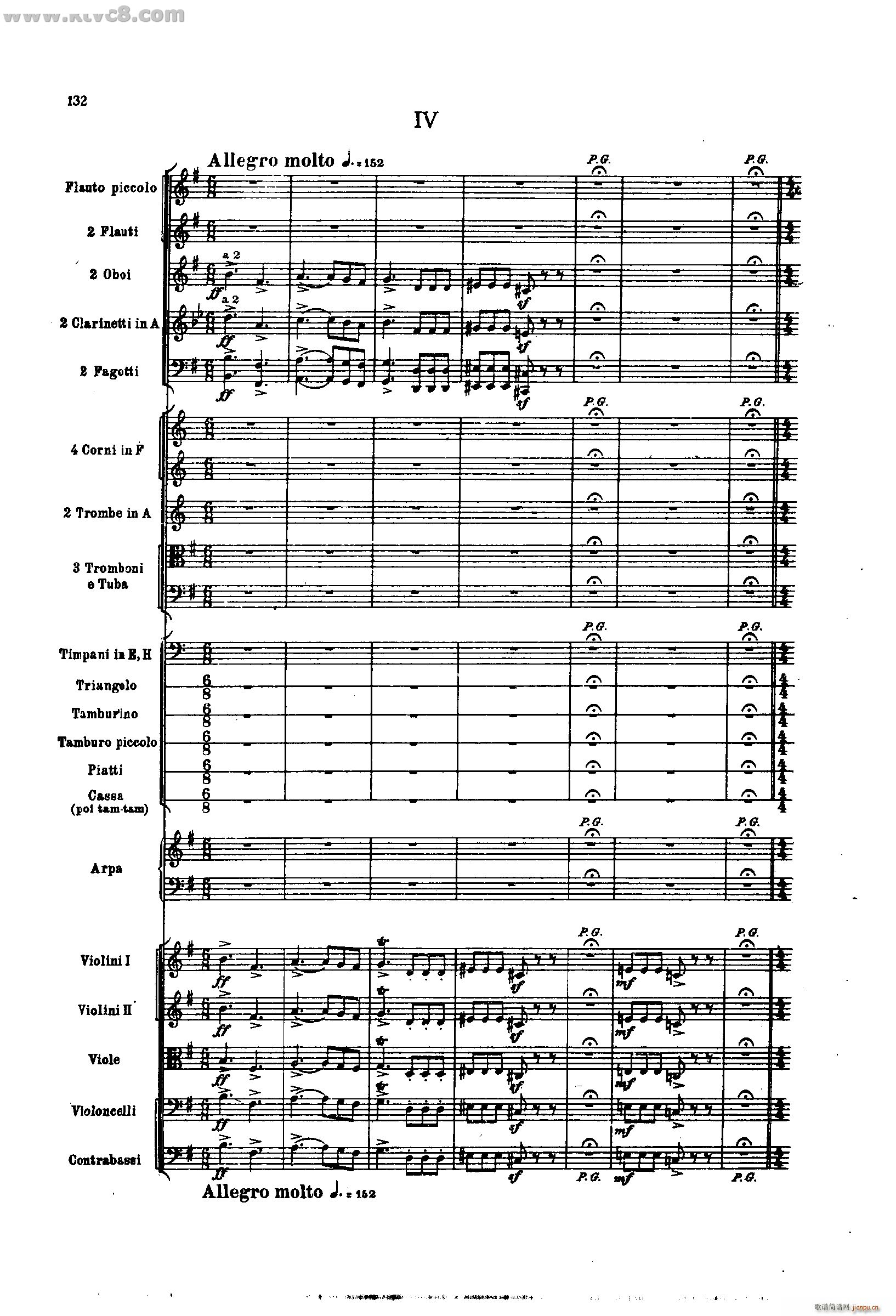 舍赫拉查达交响组曲 作品35 第三部分(总谱)38