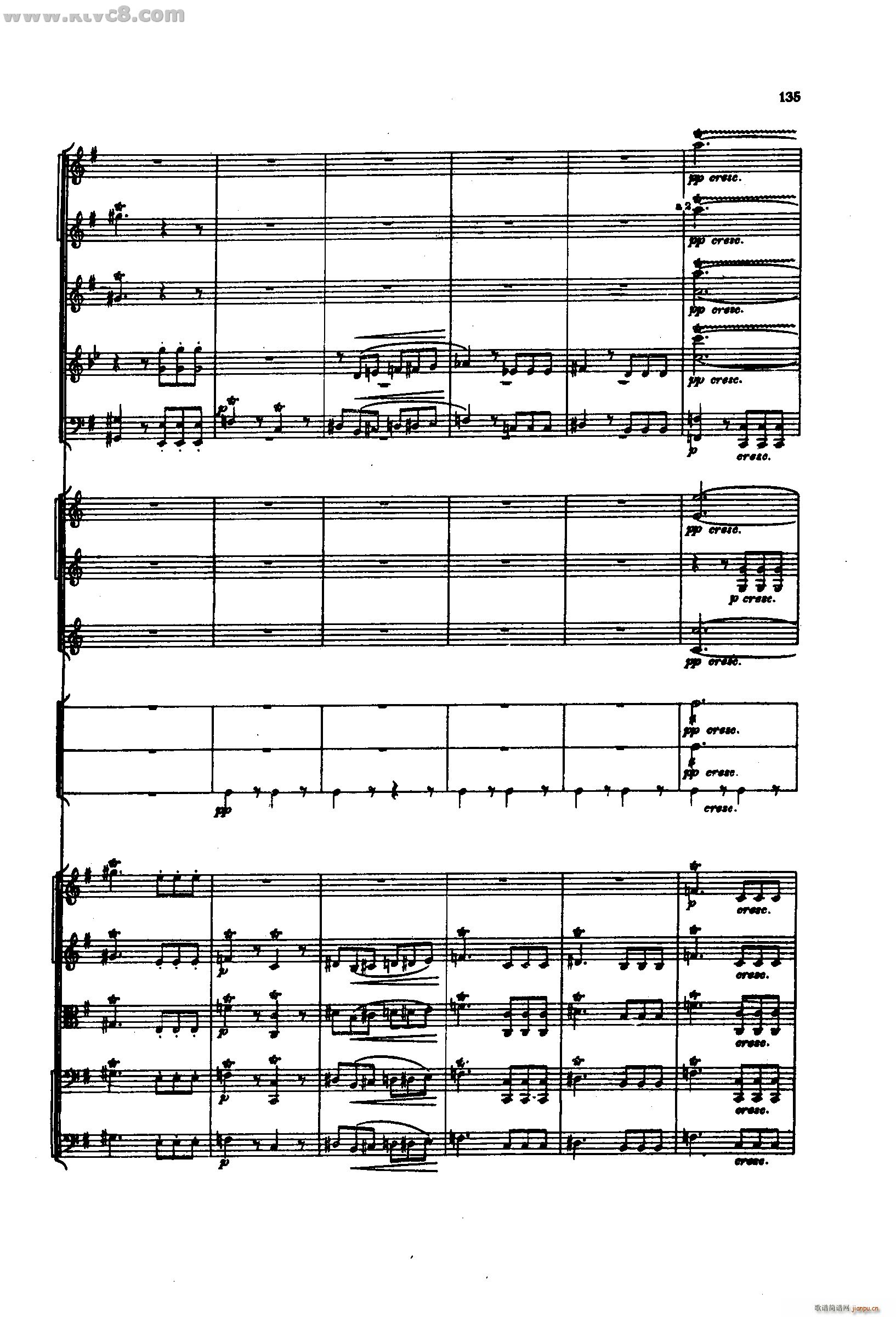 舍赫拉查达交响组曲 作品35 第三部分(总谱)41