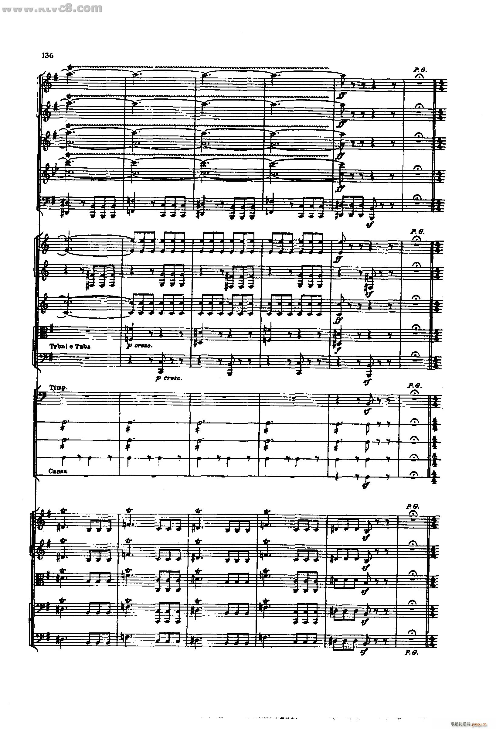 舍赫拉查达交响组曲 作品35 第三部分(总谱)42