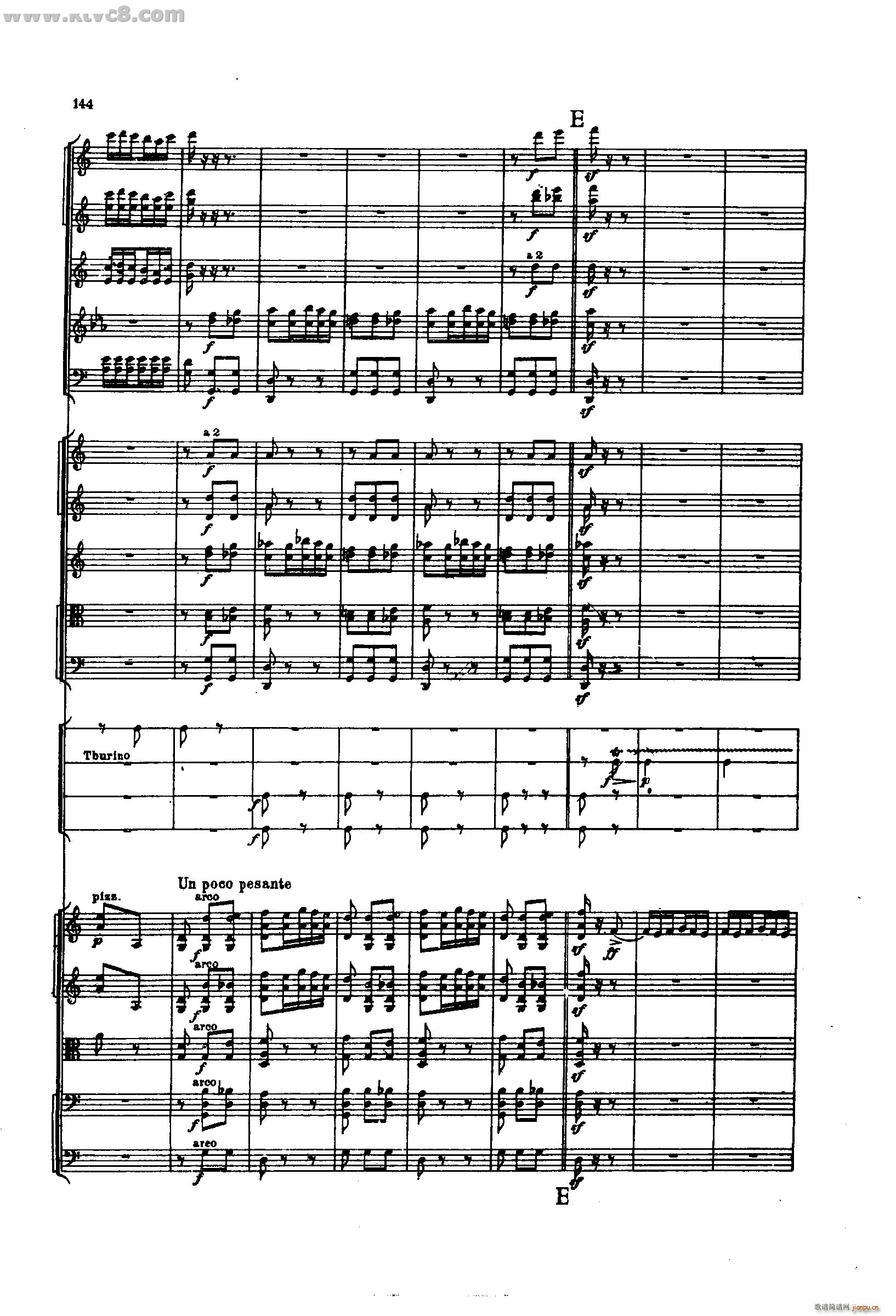 舍赫拉查达交响组曲 作品35 第三部分(总谱)50