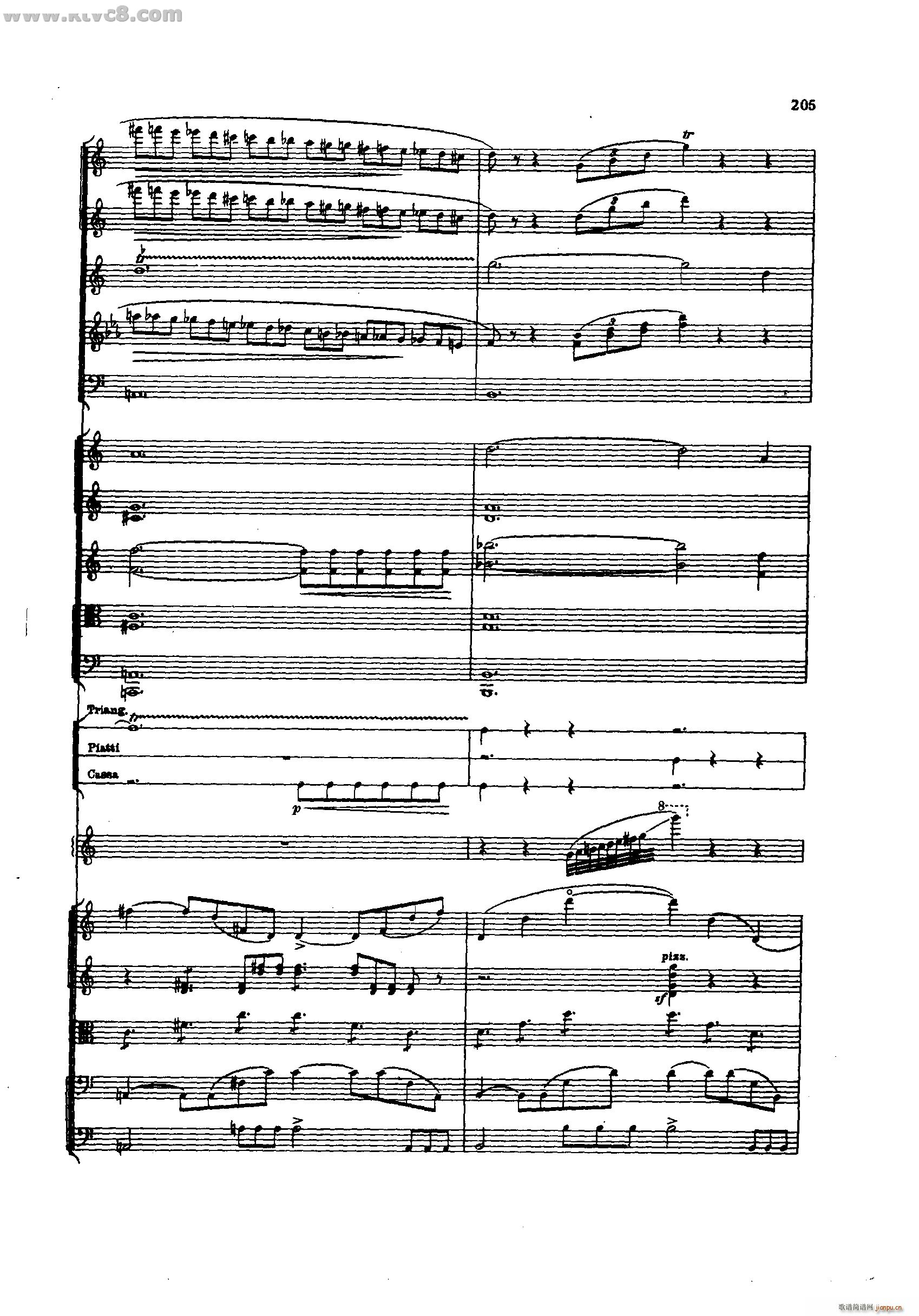 舍赫拉查达交响组曲 作品35 第五部分(总谱)15