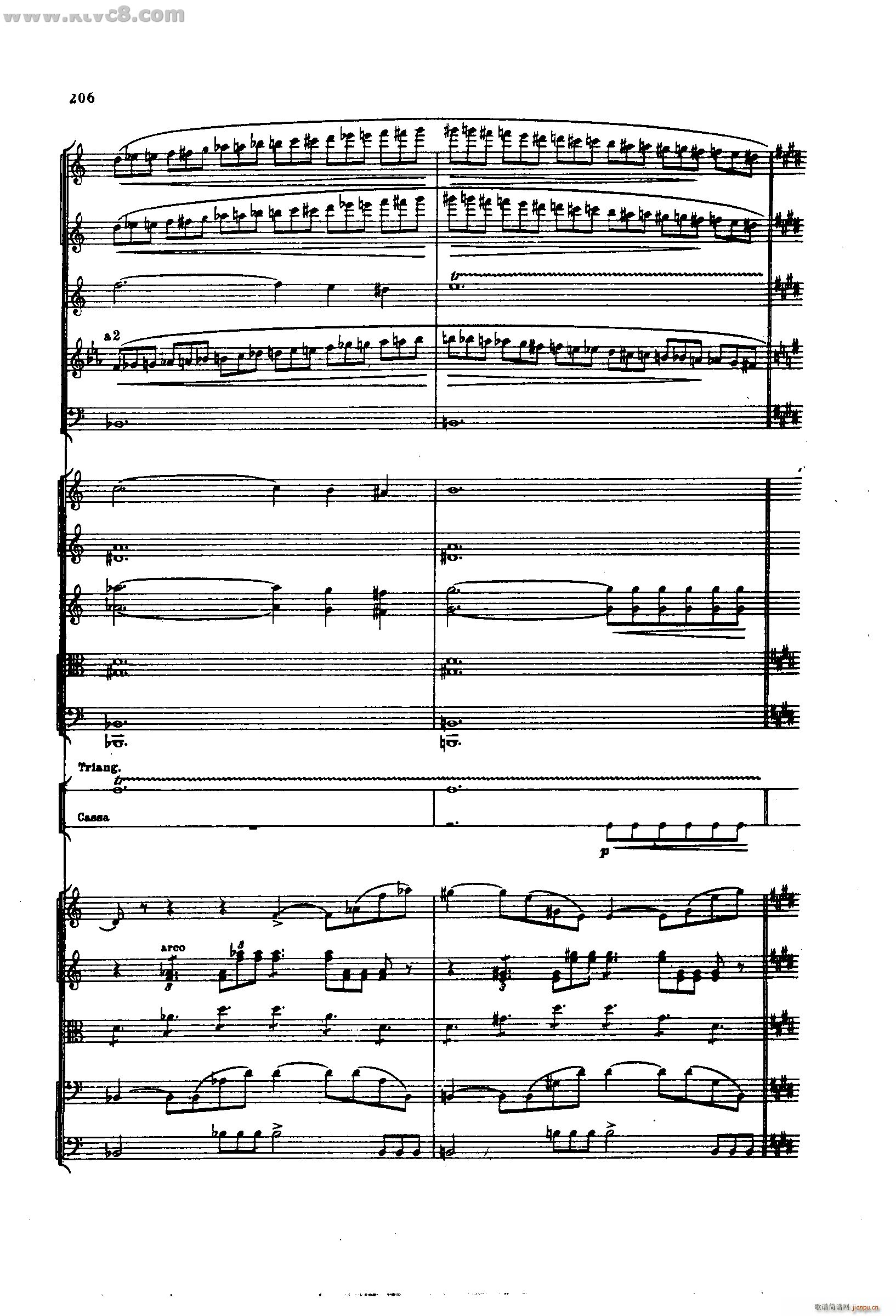 舍赫拉查达交响组曲 作品35 第五部分(总谱)16