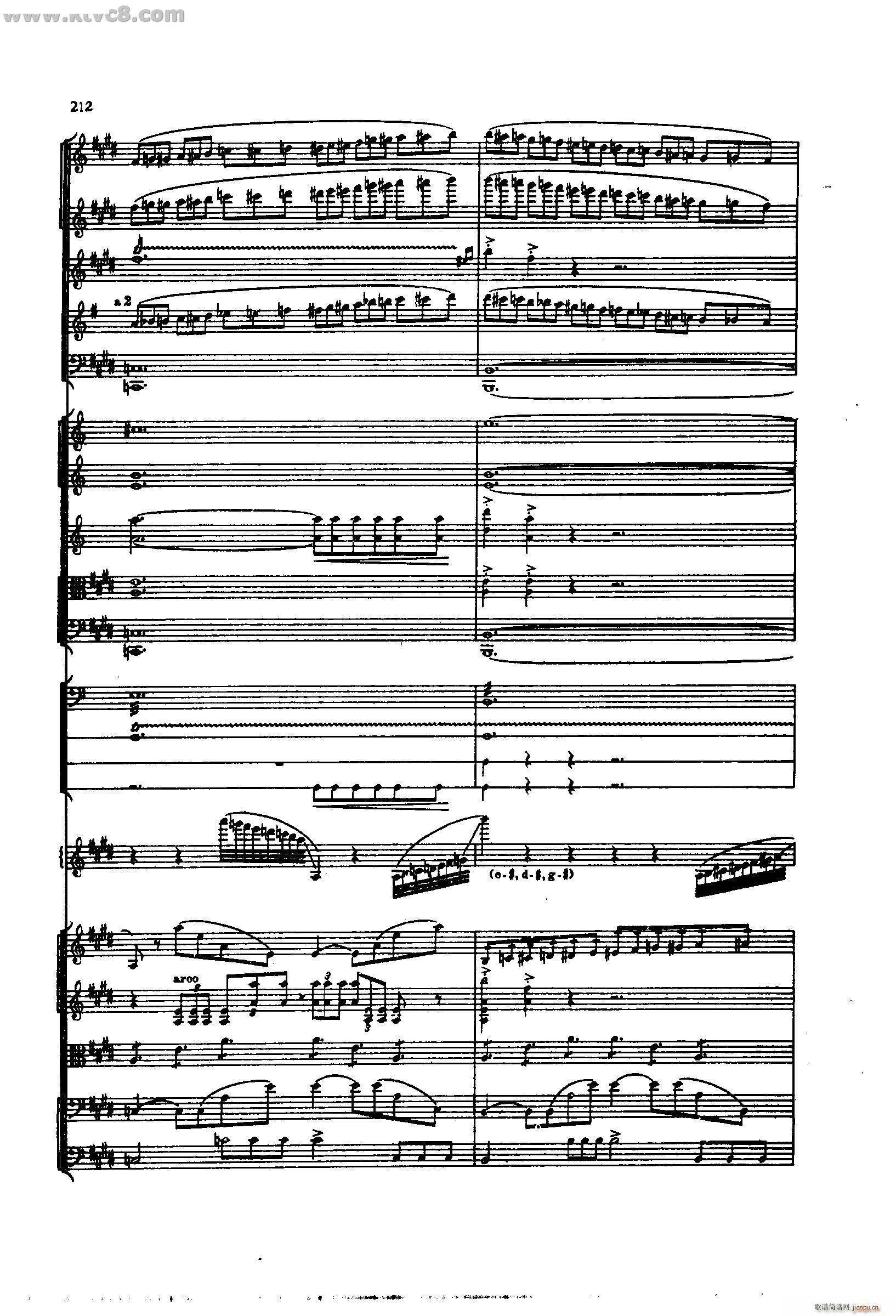 舍赫拉查达交响组曲 作品35 第五部分(总谱)22