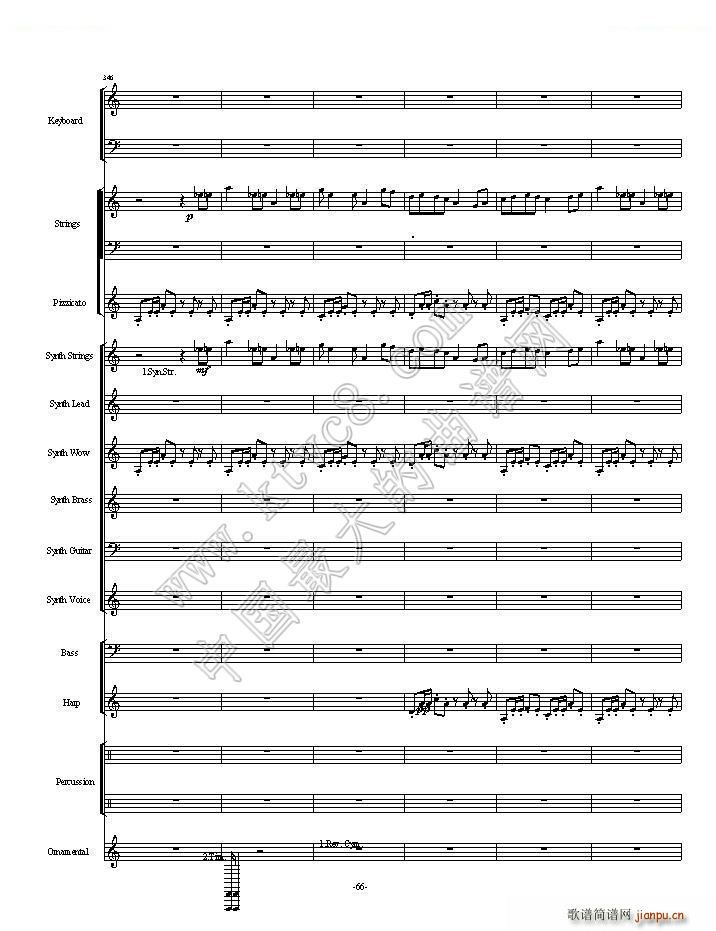 植物大战僵尸一代全版 第二部分总两部分(总谱)39