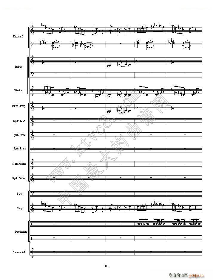 植物大战僵尸一代全版 第一部分总两部分(总谱)47