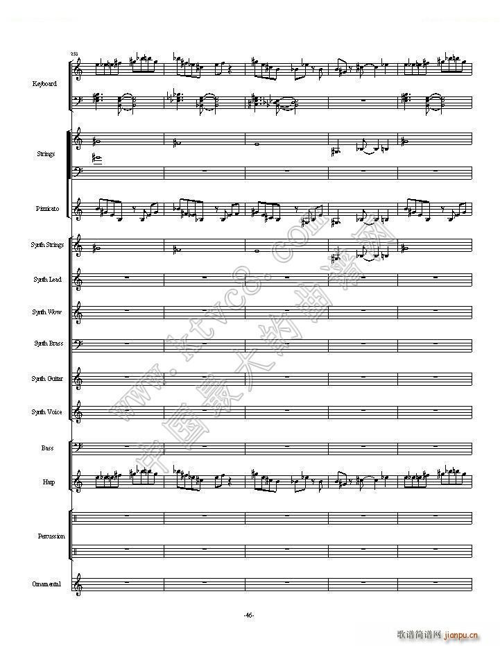 植物大战僵尸一代全版 第一部分总两部分(总谱)46