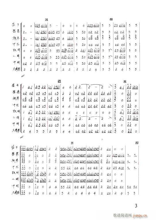 花儿与少年 小合奏(总谱)3