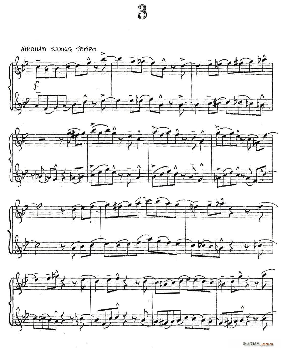 Jazz Conception For Saxophone Duets 3 二重奏(总谱)1