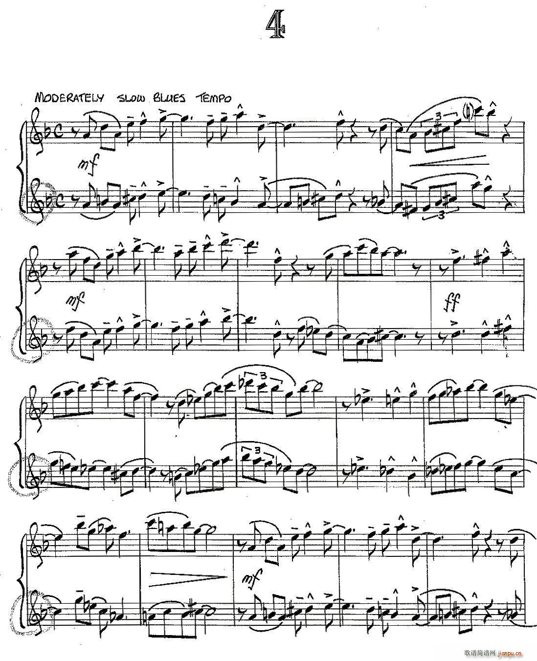 Jazz Conception For Saxophone Duets 4 二重奏(总谱)1