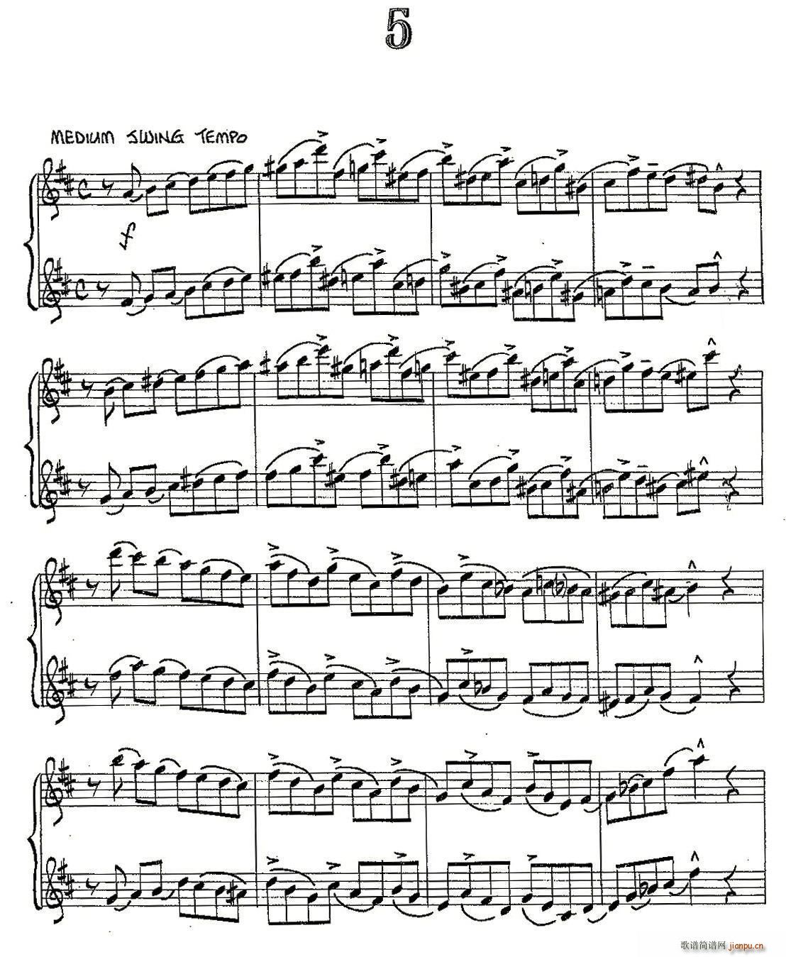 Jazz Conception For Saxophone Duets 5 二重奏(总谱)1