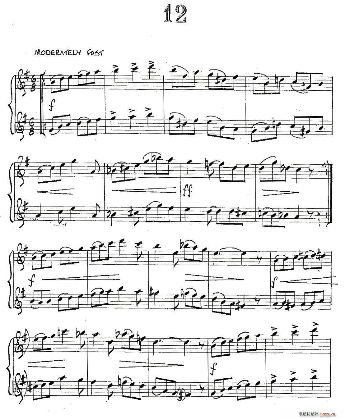 Jazz Conception For Saxophone Duets 12 二重奏(总谱)1