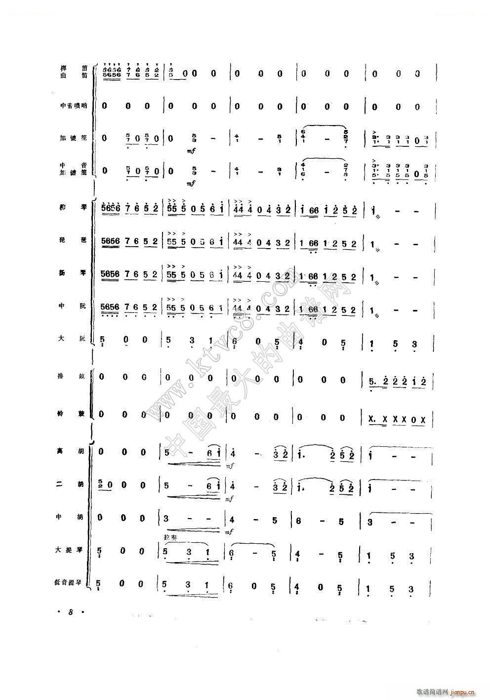 三十里铺 器乐合奏(总谱)15