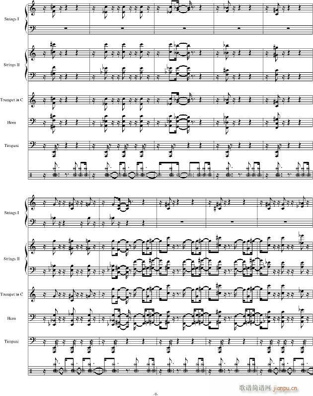 Hes a Parite 加勒比海盗 钢琴 二(总谱)3