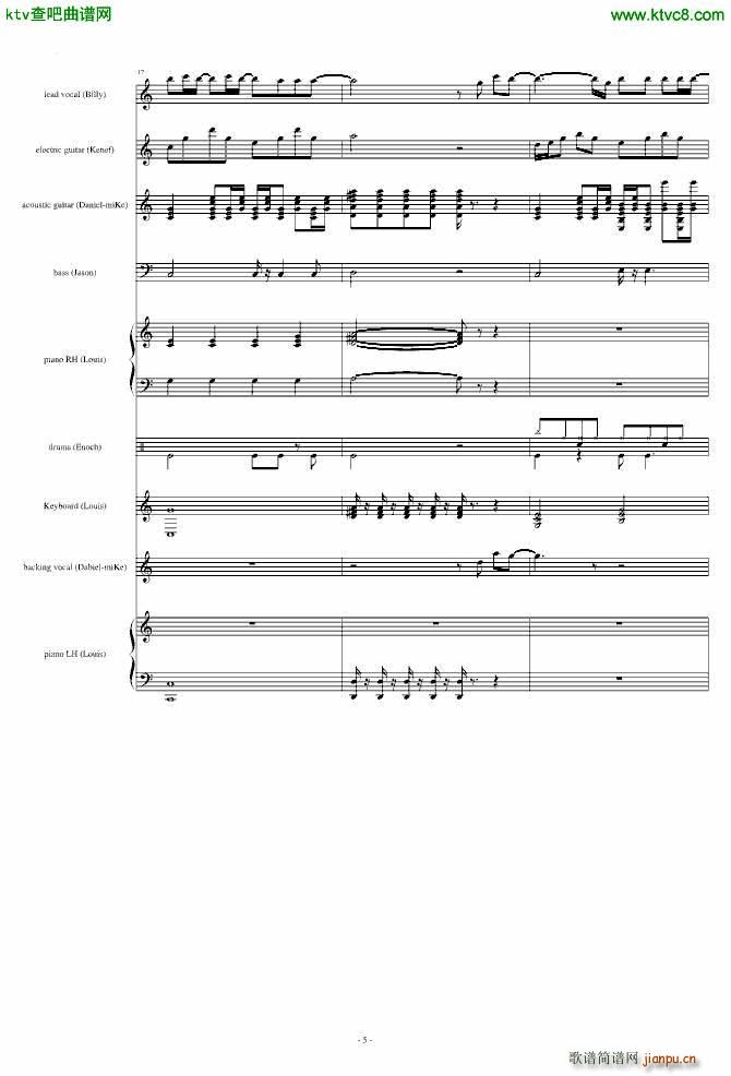 When You re Gone(总谱)5