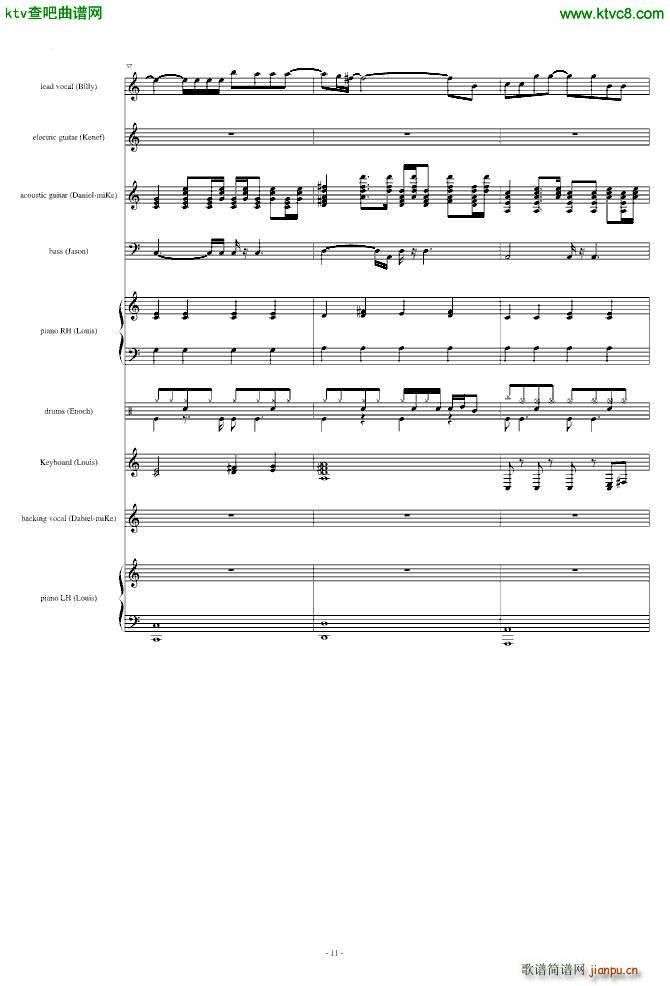 When You re Gone(总谱)11