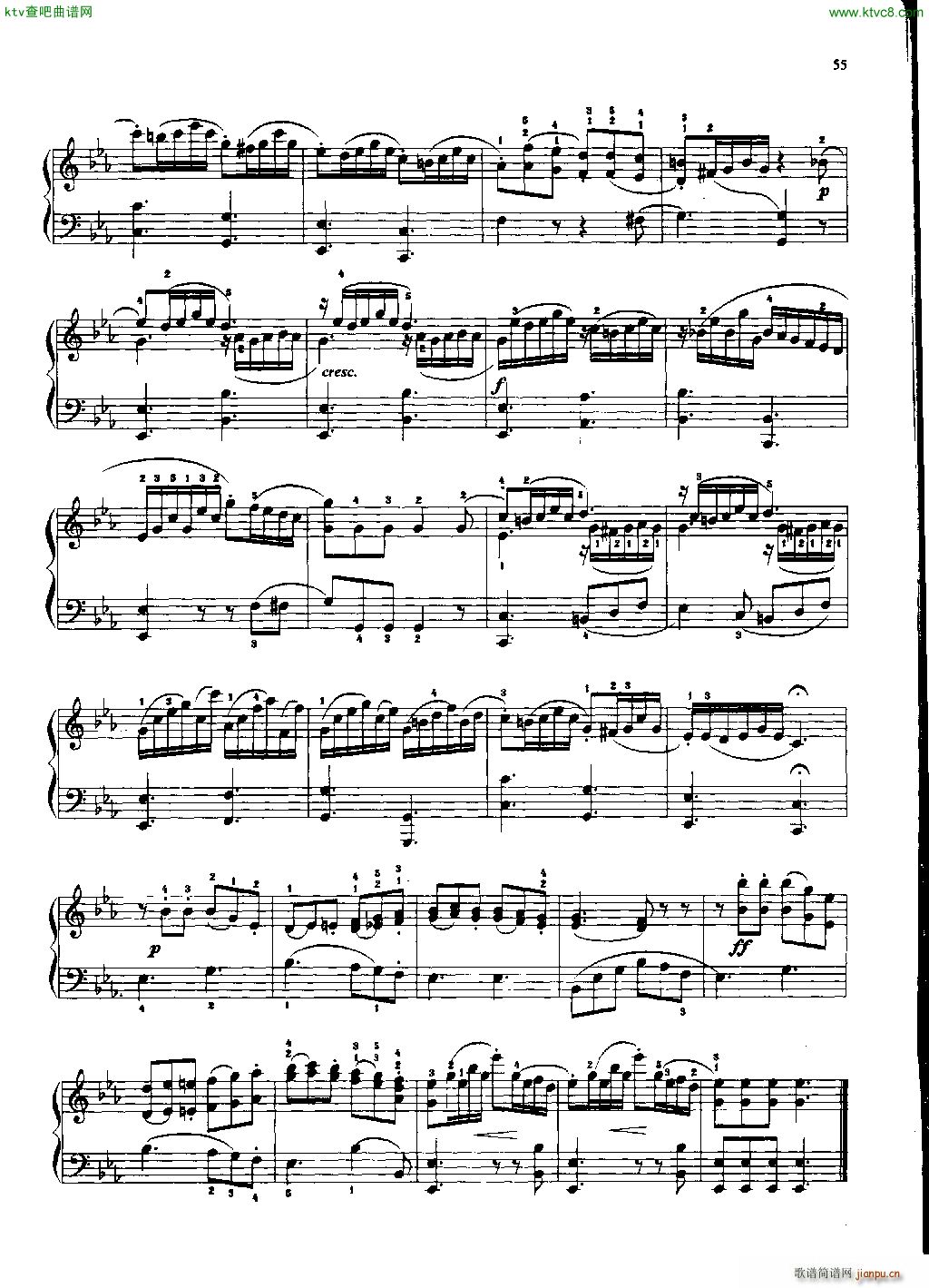 贝多芬小奏鸣曲 六(总谱)11