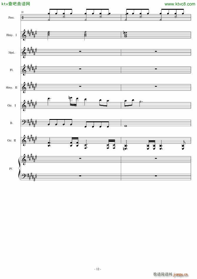 修改版 the dawn 亡灵序曲(总谱)12