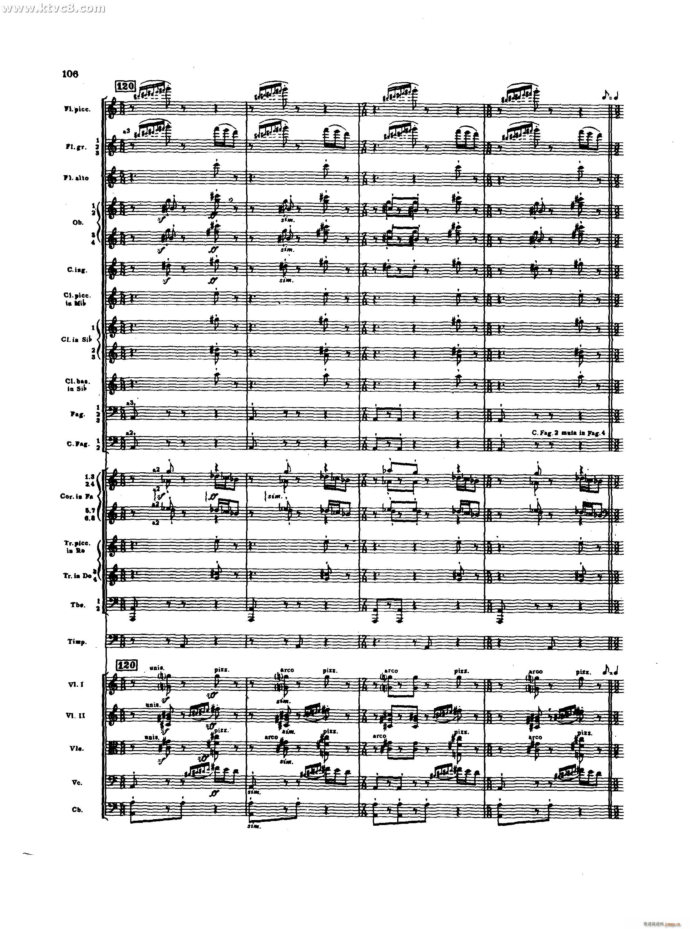 春之祭 对当选少女的赞美(总谱)16