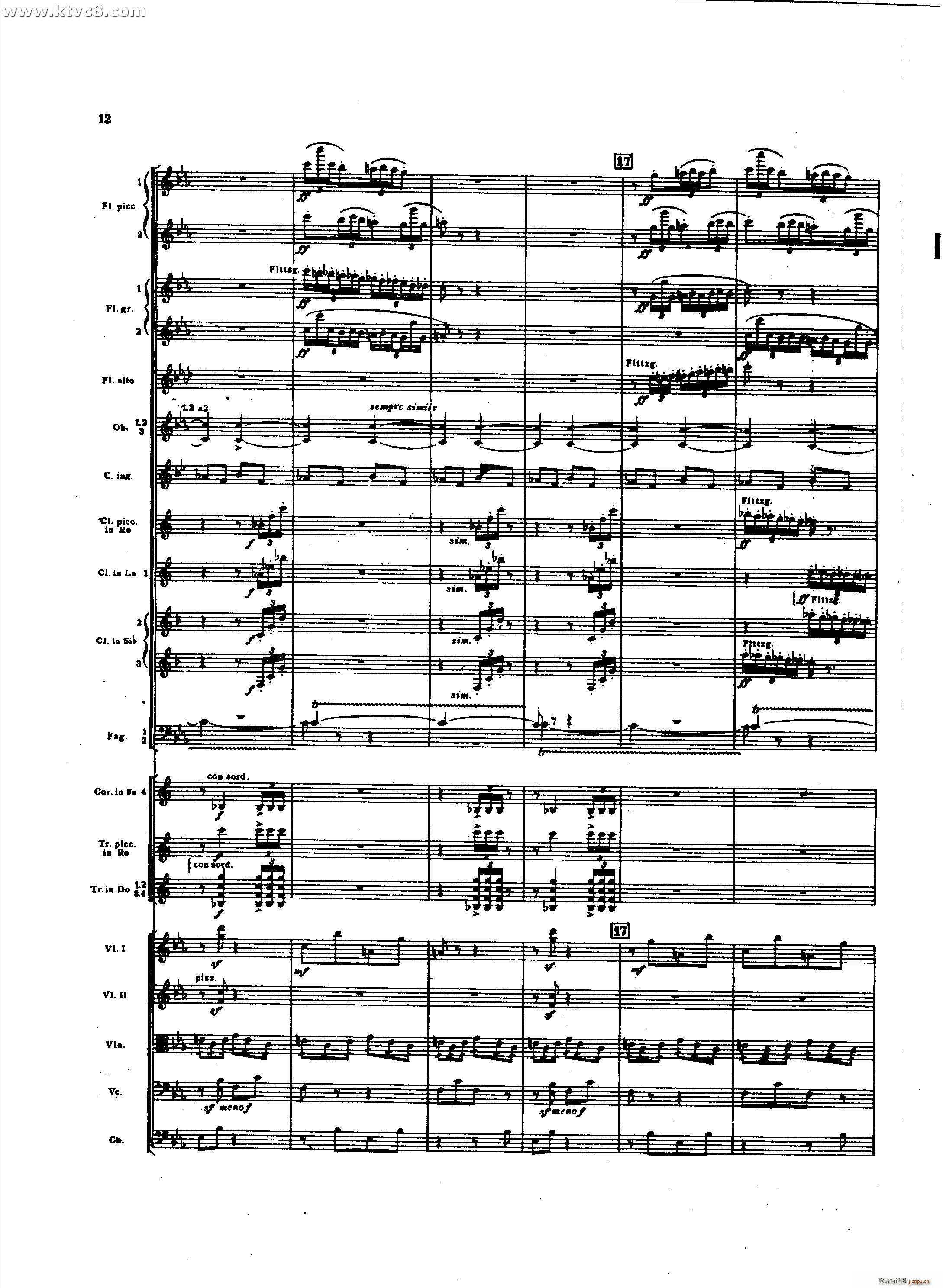 春之祭 春天的预兆 少女的舞蹈(总谱)3