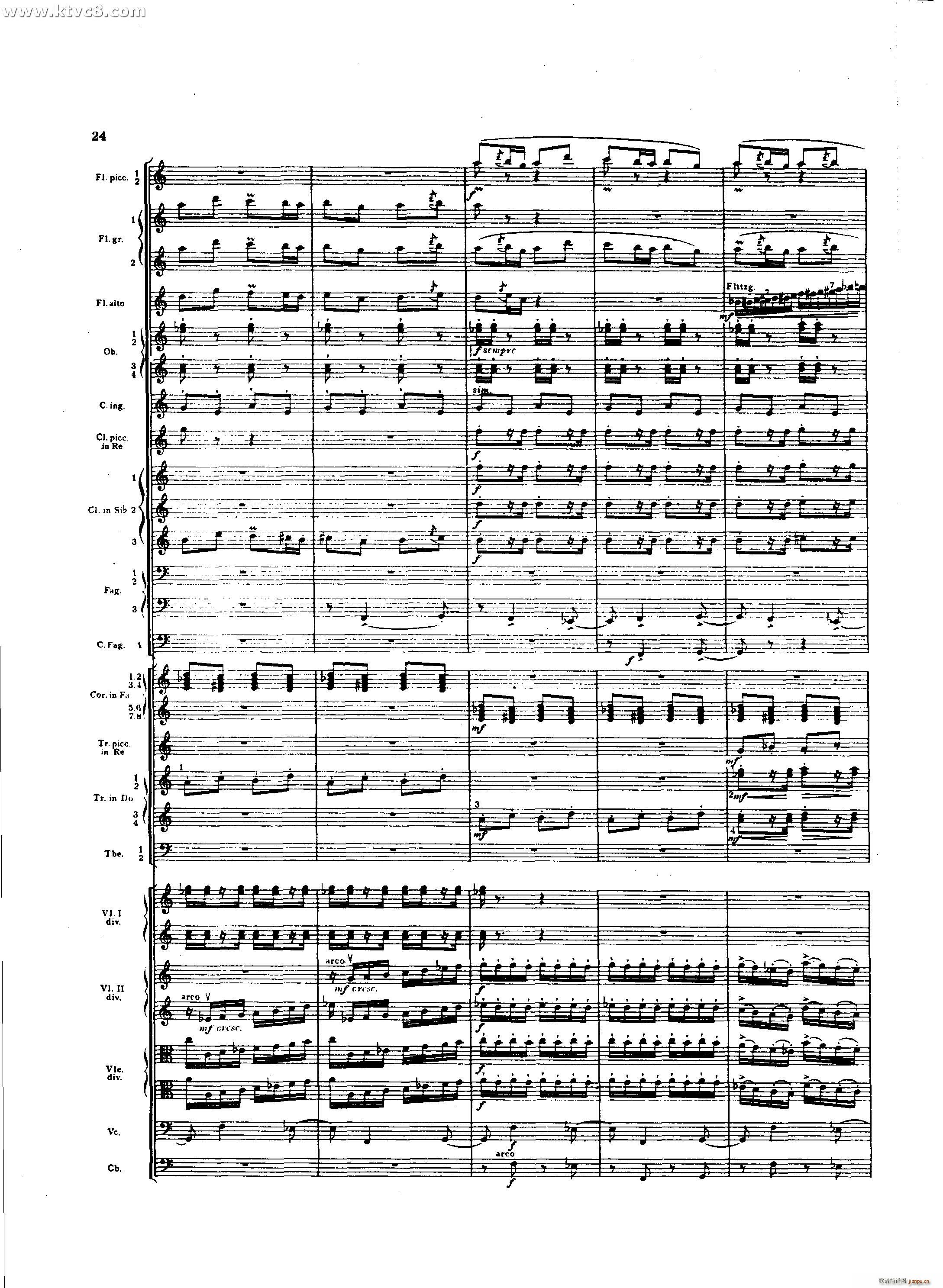 春之祭 春天的预兆 少女的舞蹈(总谱)15