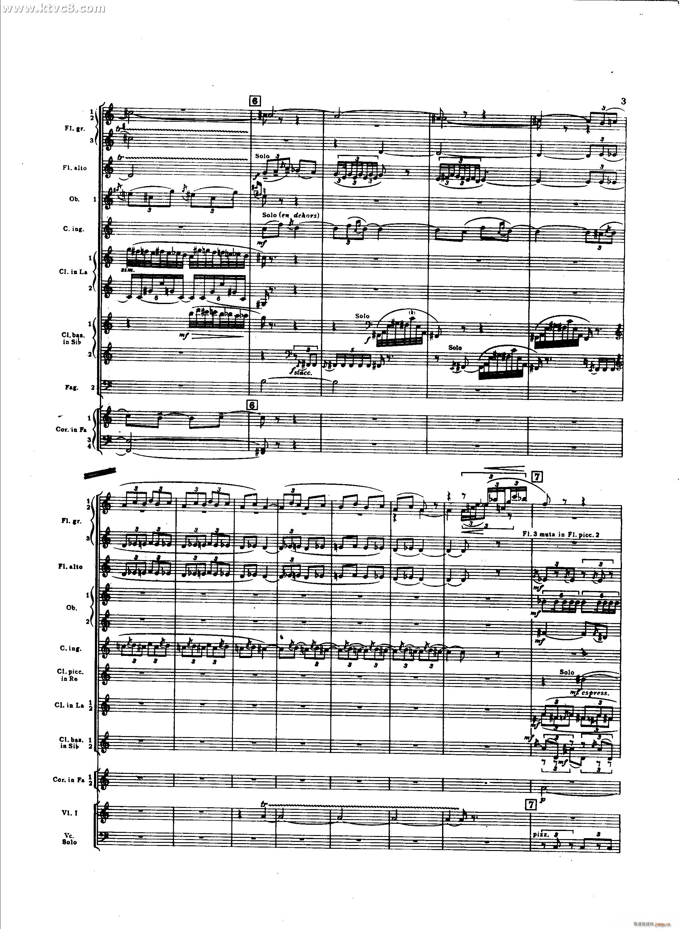 春之祭 对大地的崇拜(总谱)3