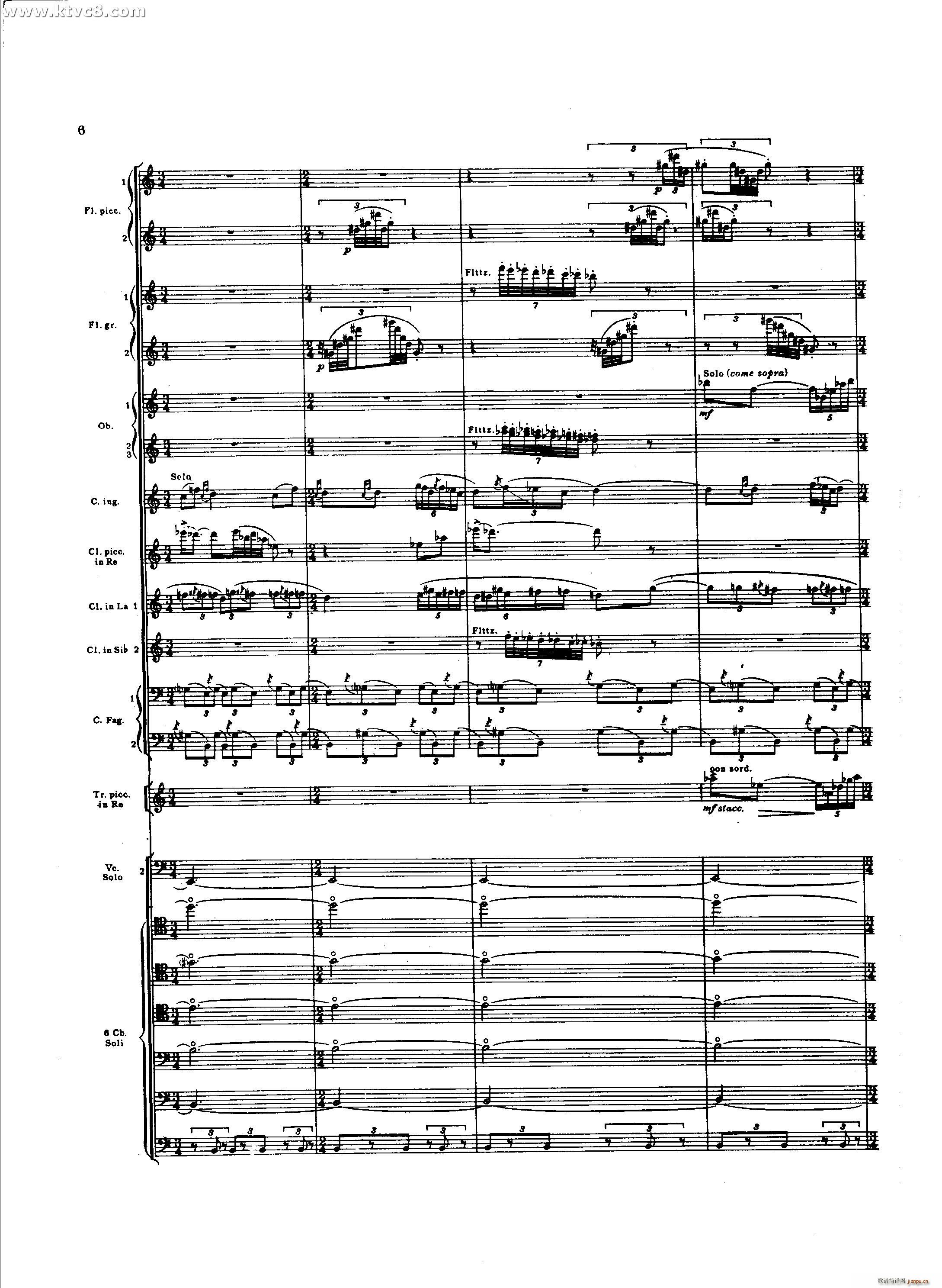 春之祭 对大地的崇拜(总谱)6